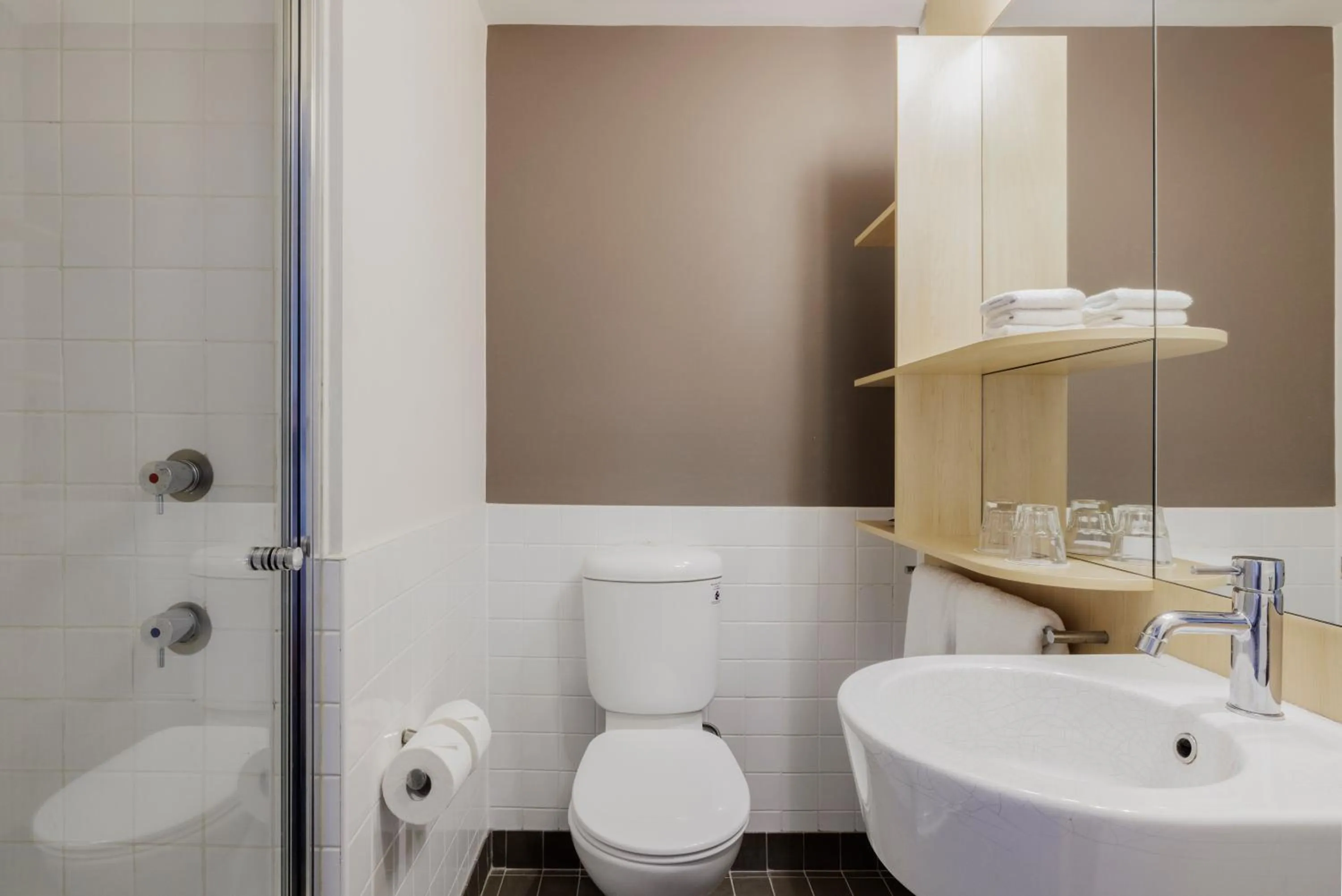 Bathroom in ibis Sydney Olympic Park