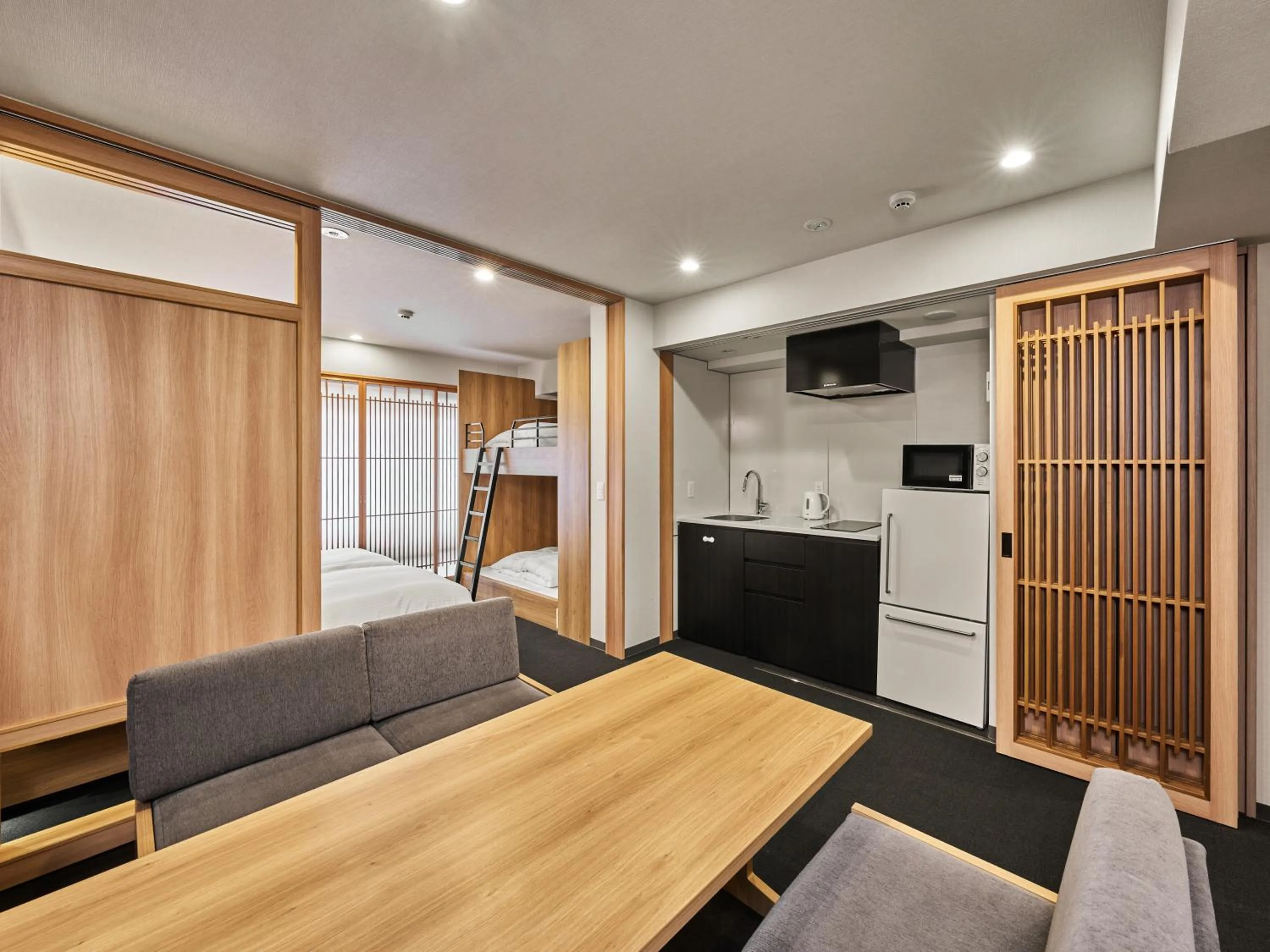 Living room in MIMARU Kyoto Shinmachi Sanjo