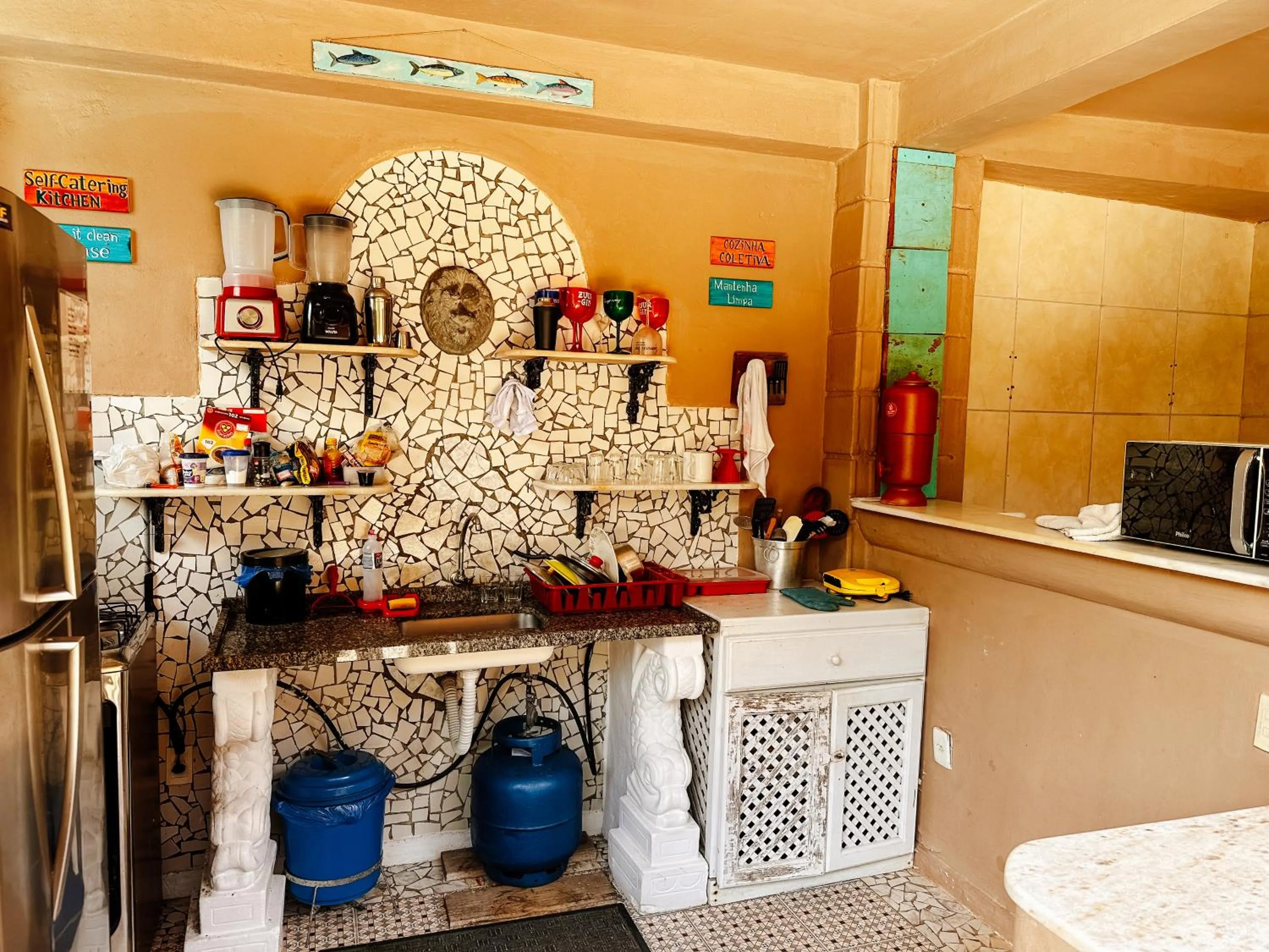 Kitchen or kitchenette in Na Casa 11 - Pousada