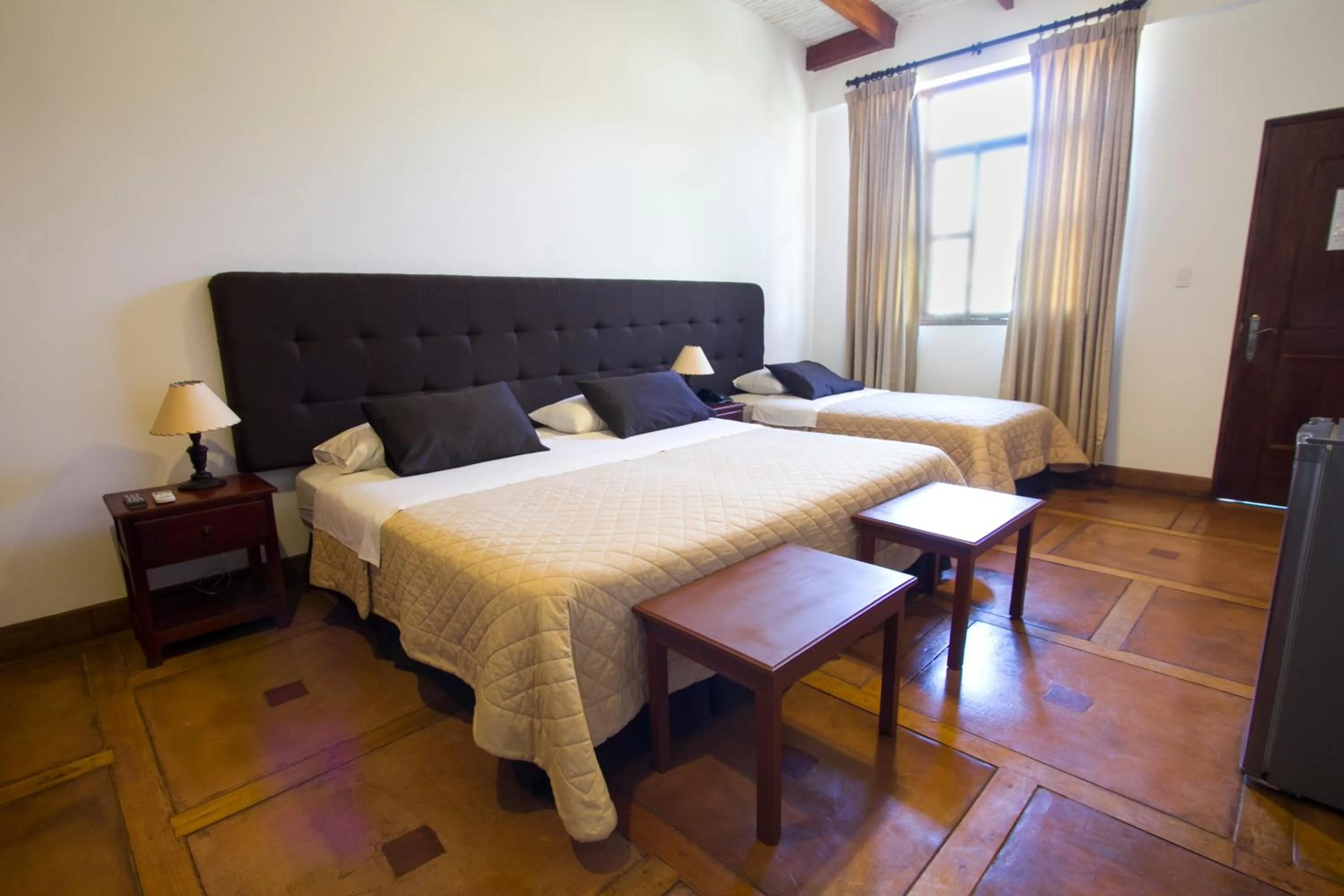 Decorative detail, Bed in Casa Hacienda Nasca Oasis