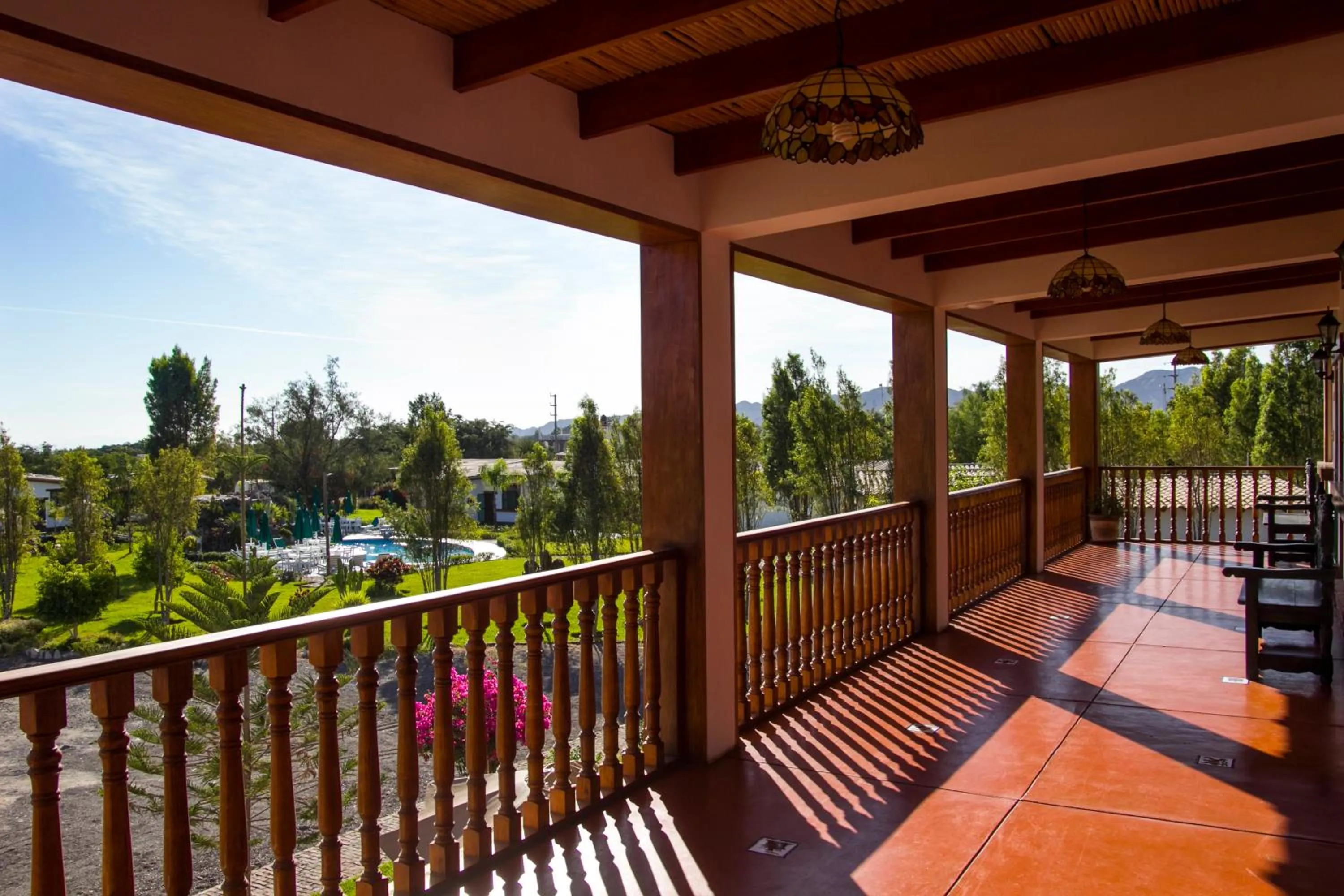 Balcony/Terrace in Casa Hacienda Nasca Oasis