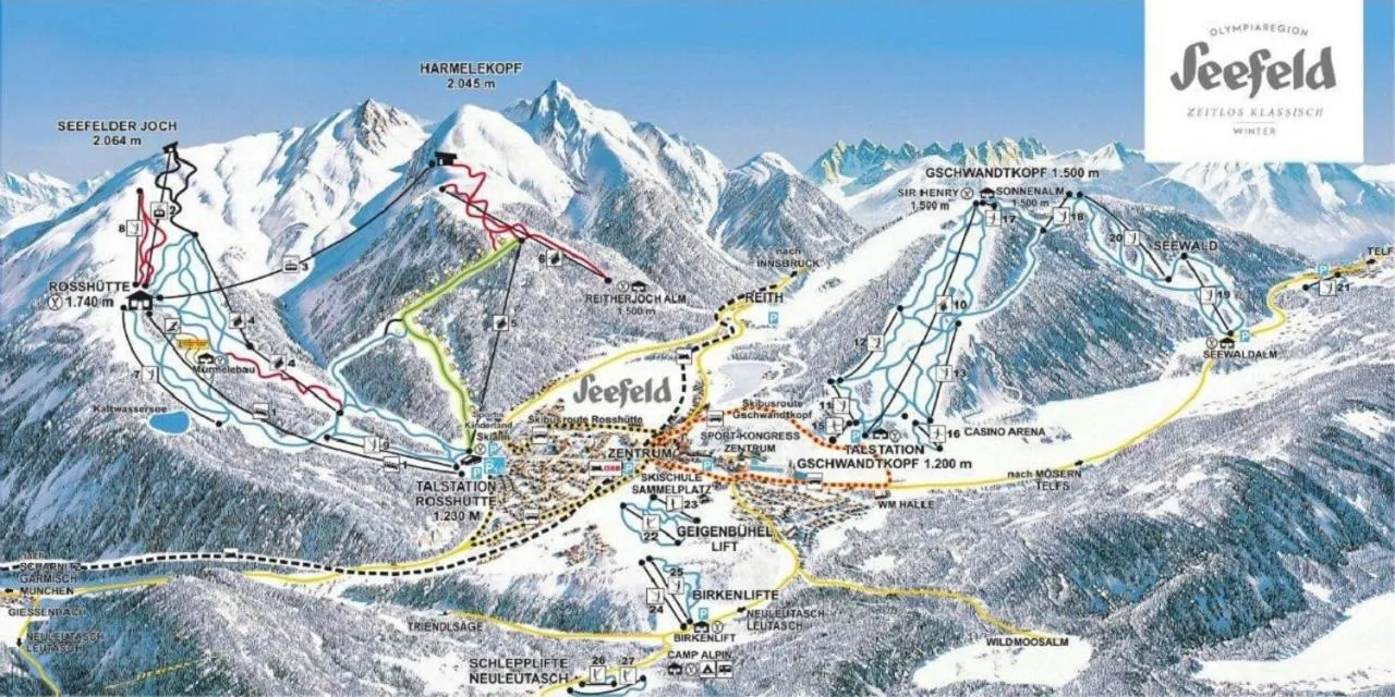 Skiing in Appartmenthaus Birkenwald