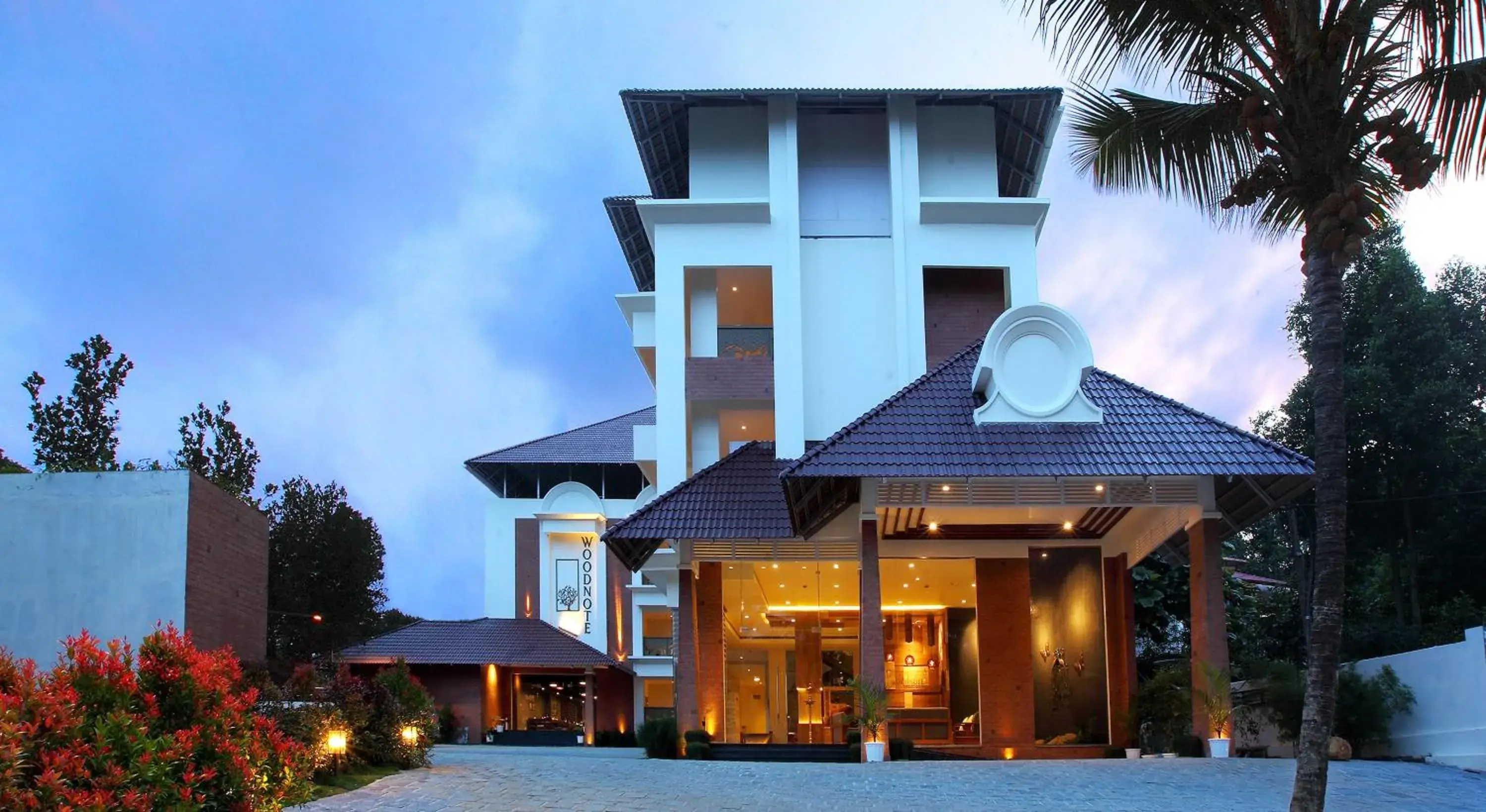 Facade/entrance in Woodnote Thekkady Facade/entrance in Woodnote Thekkady