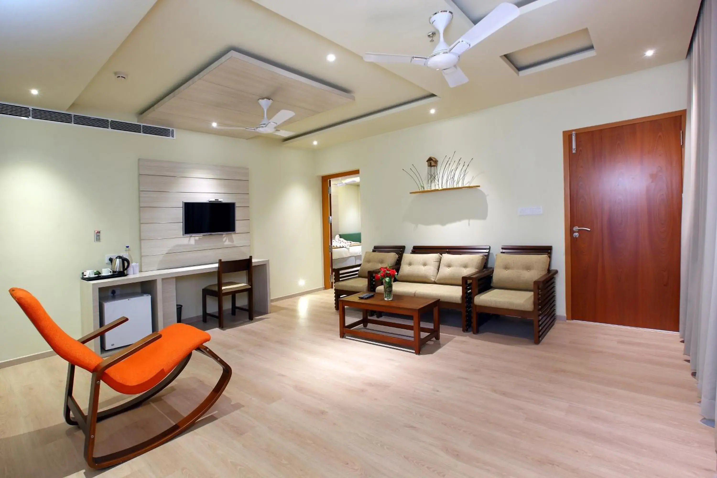 Living room in Woodnote Thekkady Living room in Woodnote Thekkady