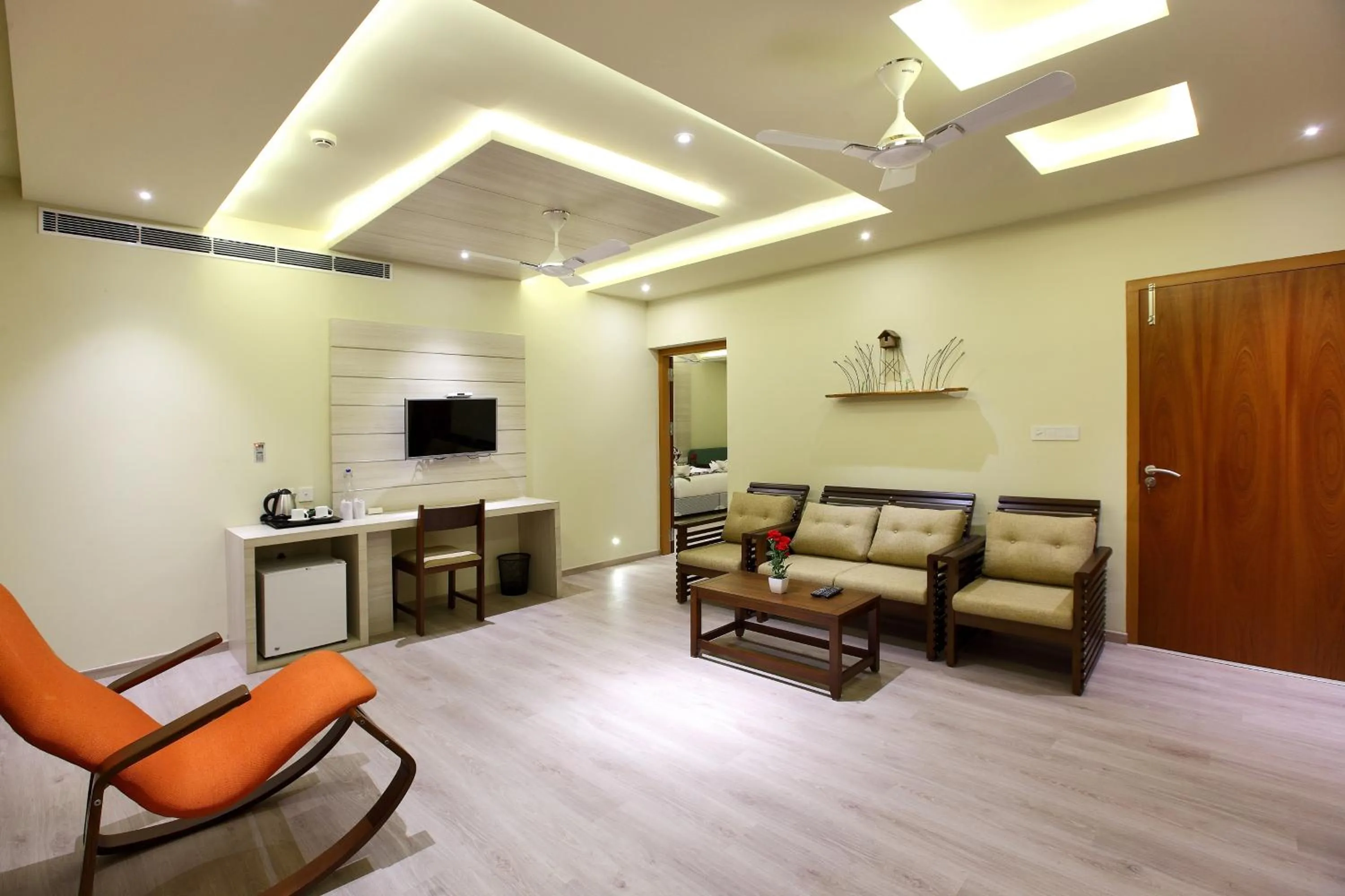 Seating area in Woodnote Thekkady