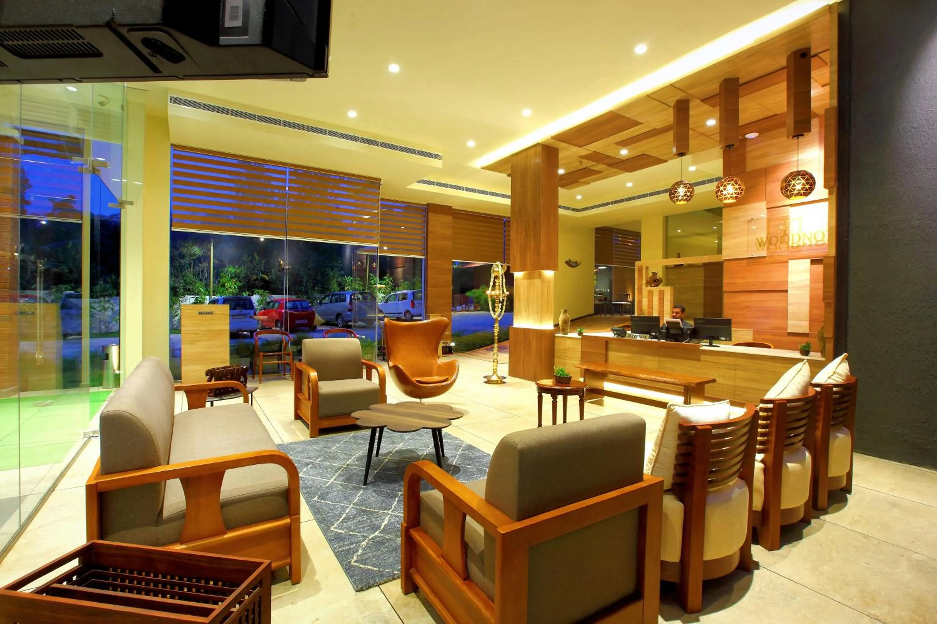 Lobby or reception in Woodnote Thekkady