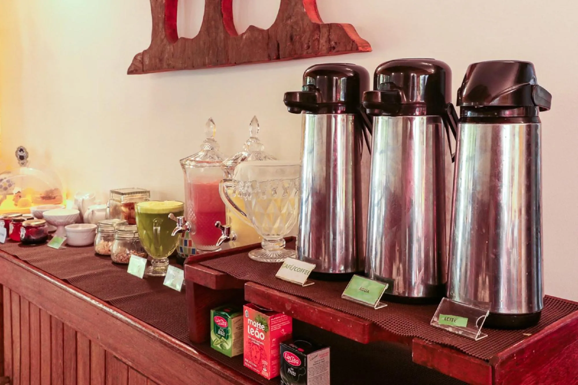 Food and drinks in Pousada Catamara