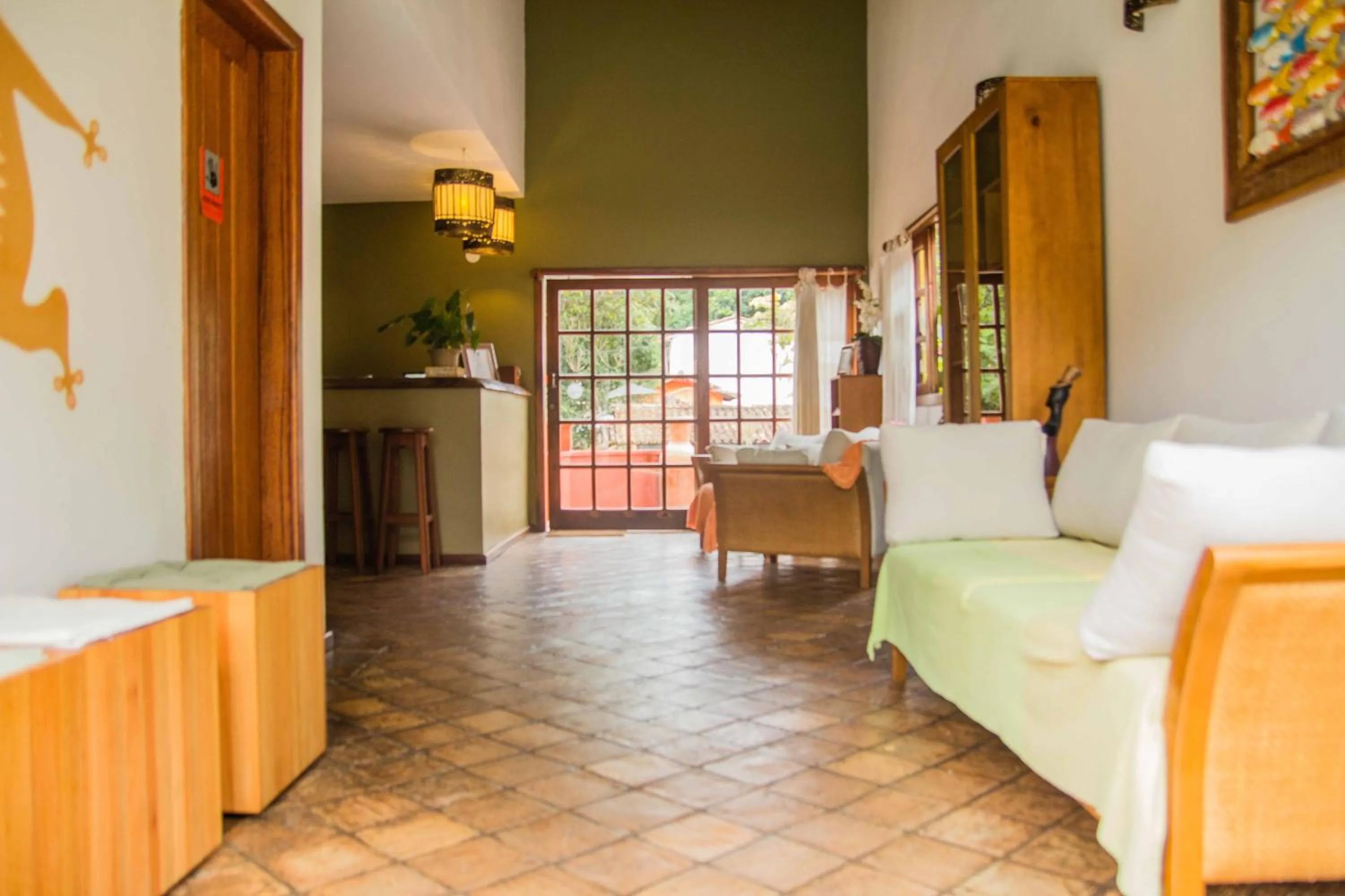 Lobby or reception in Pousada Catamara