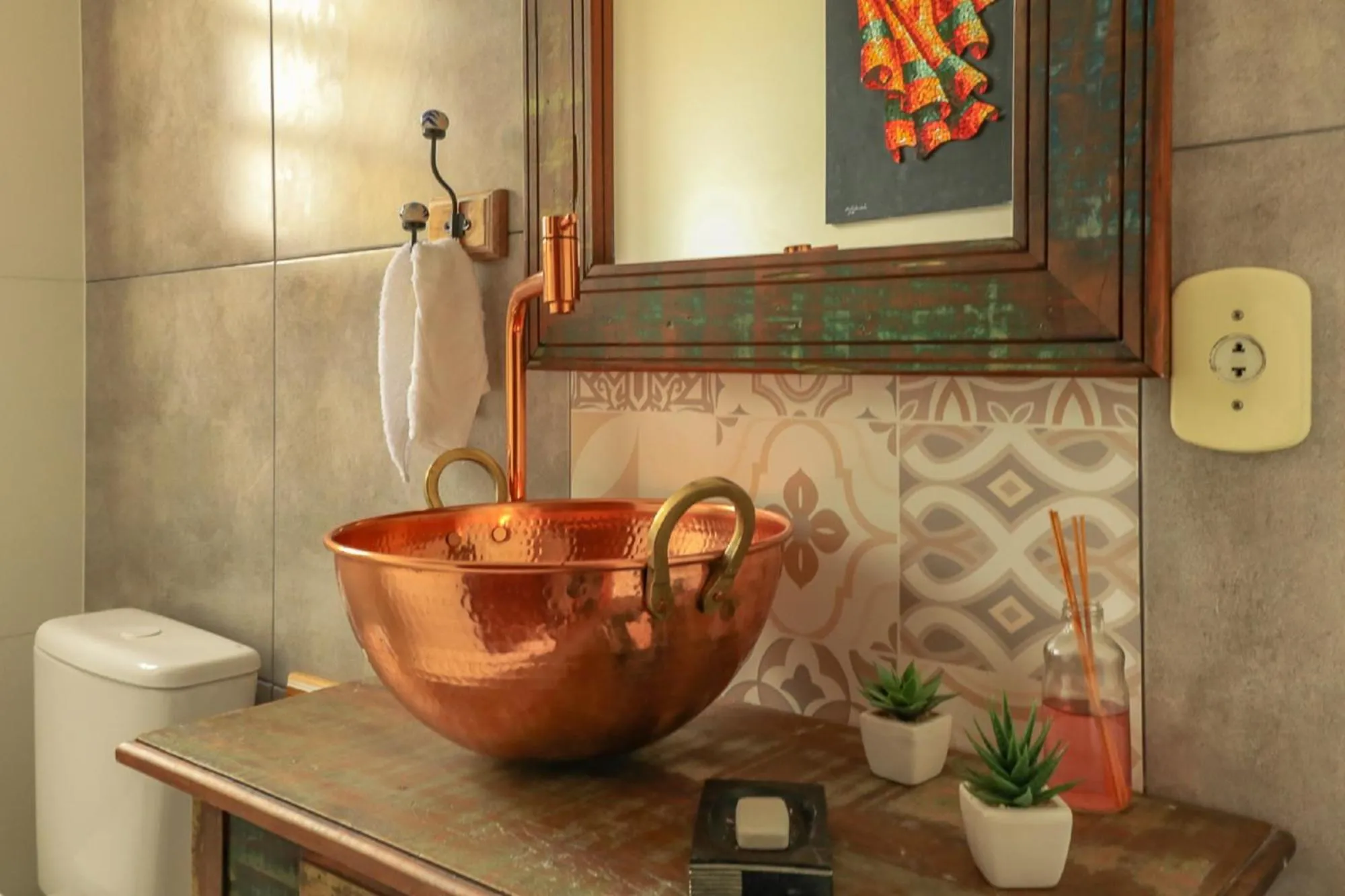 Bathroom in Pousada Catamara