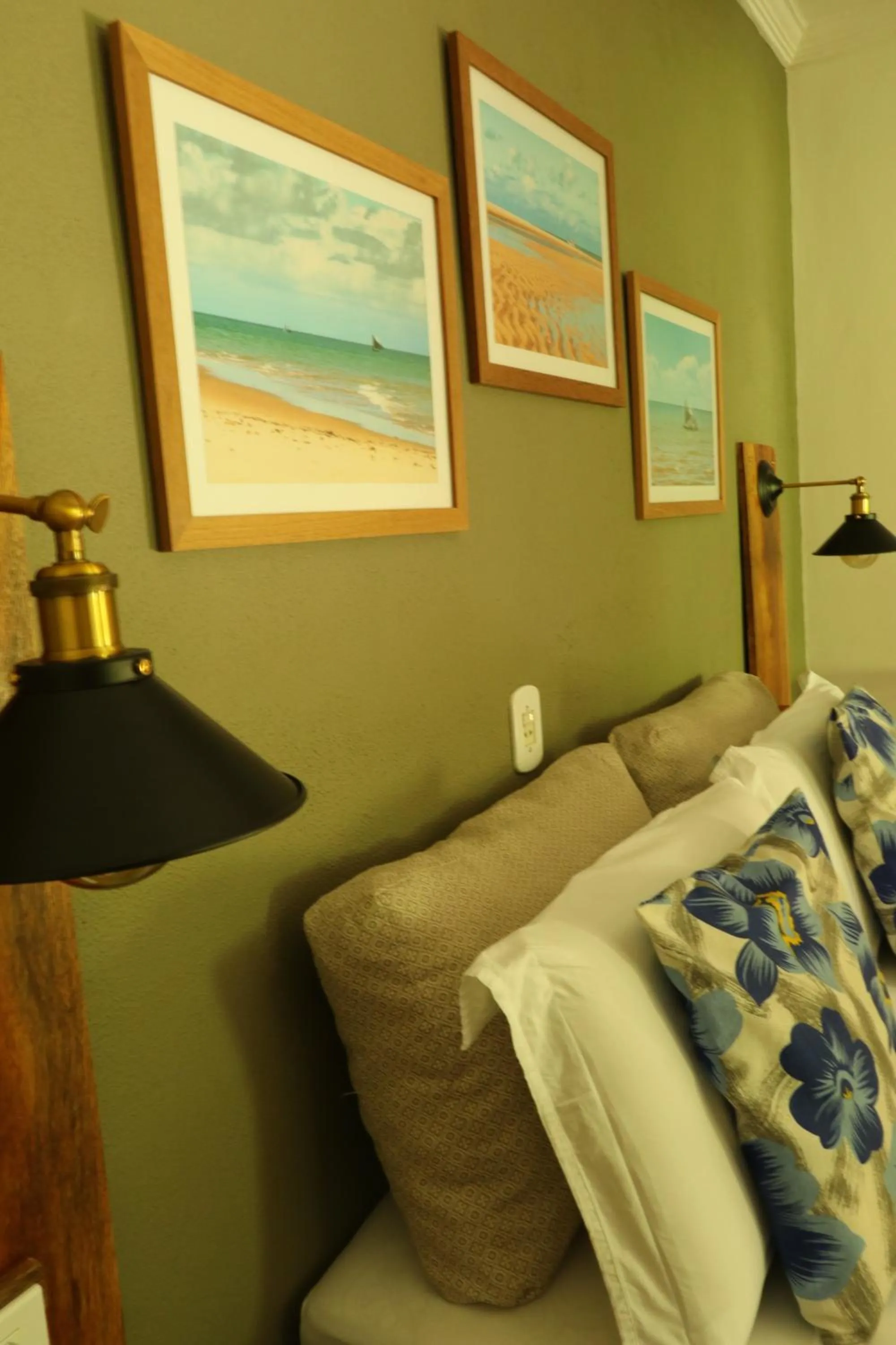 Bed in Pousada Catamara