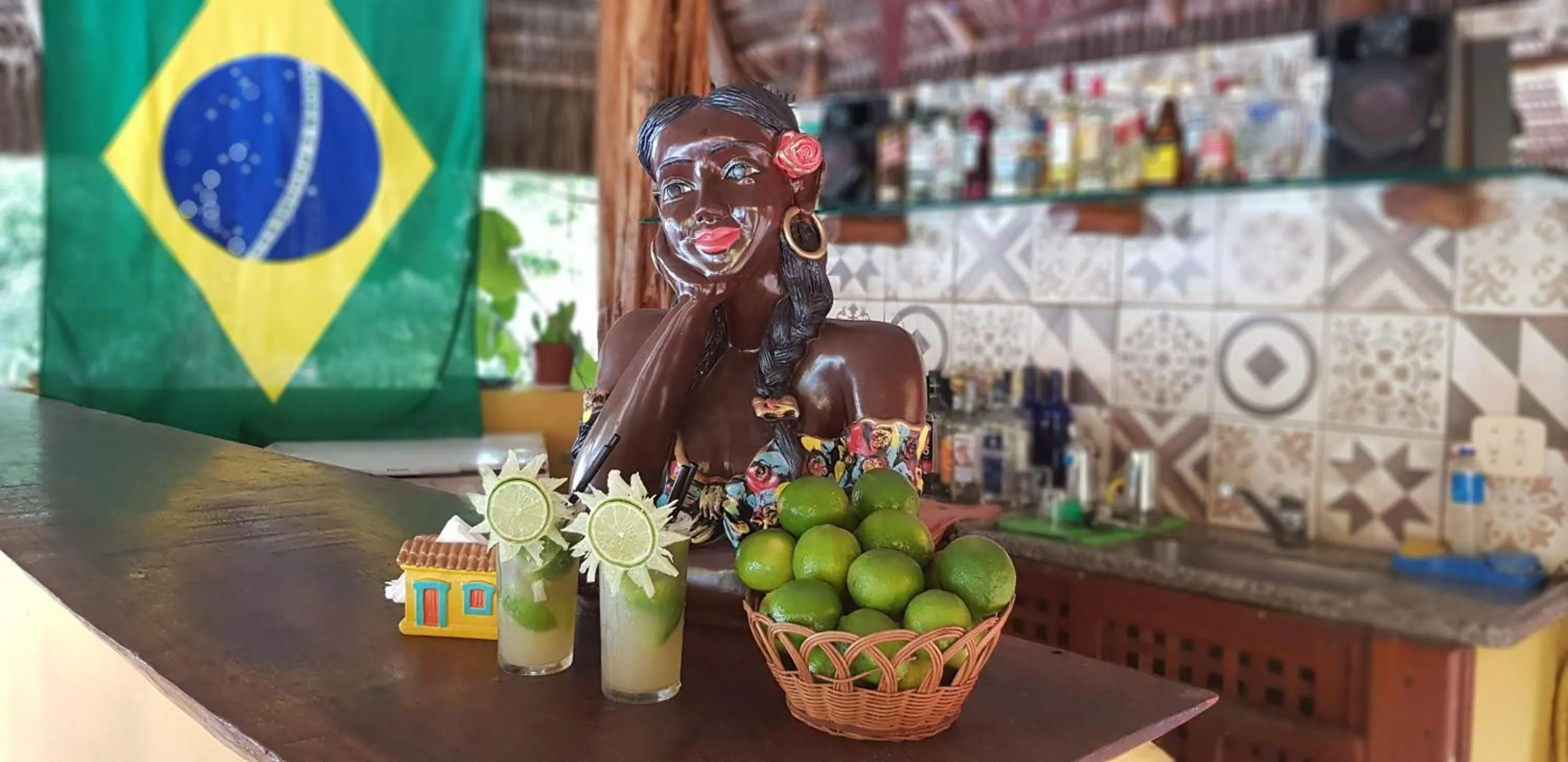 Food and drinks in Pousada Catamara