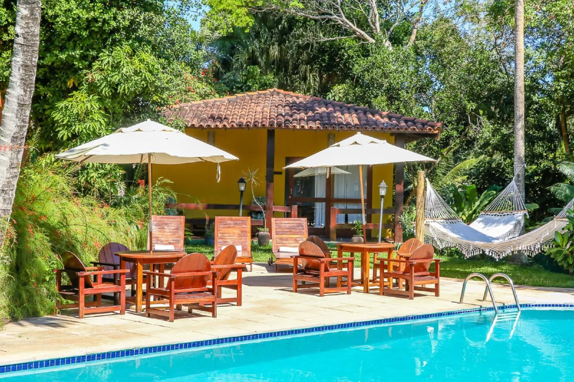 Patio in Pousada Catamara