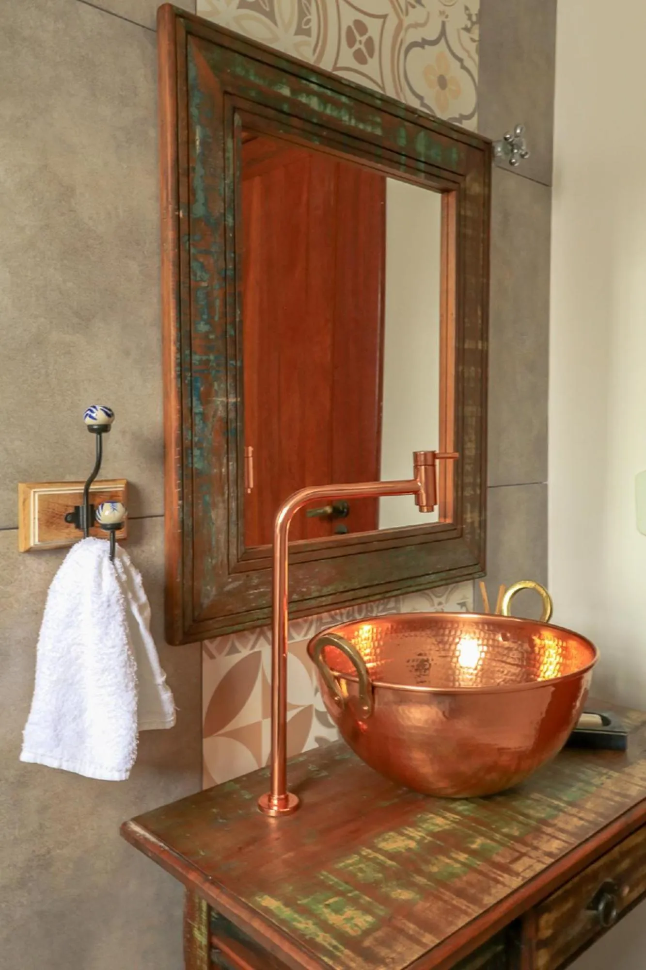 Bathroom in Pousada Catamara