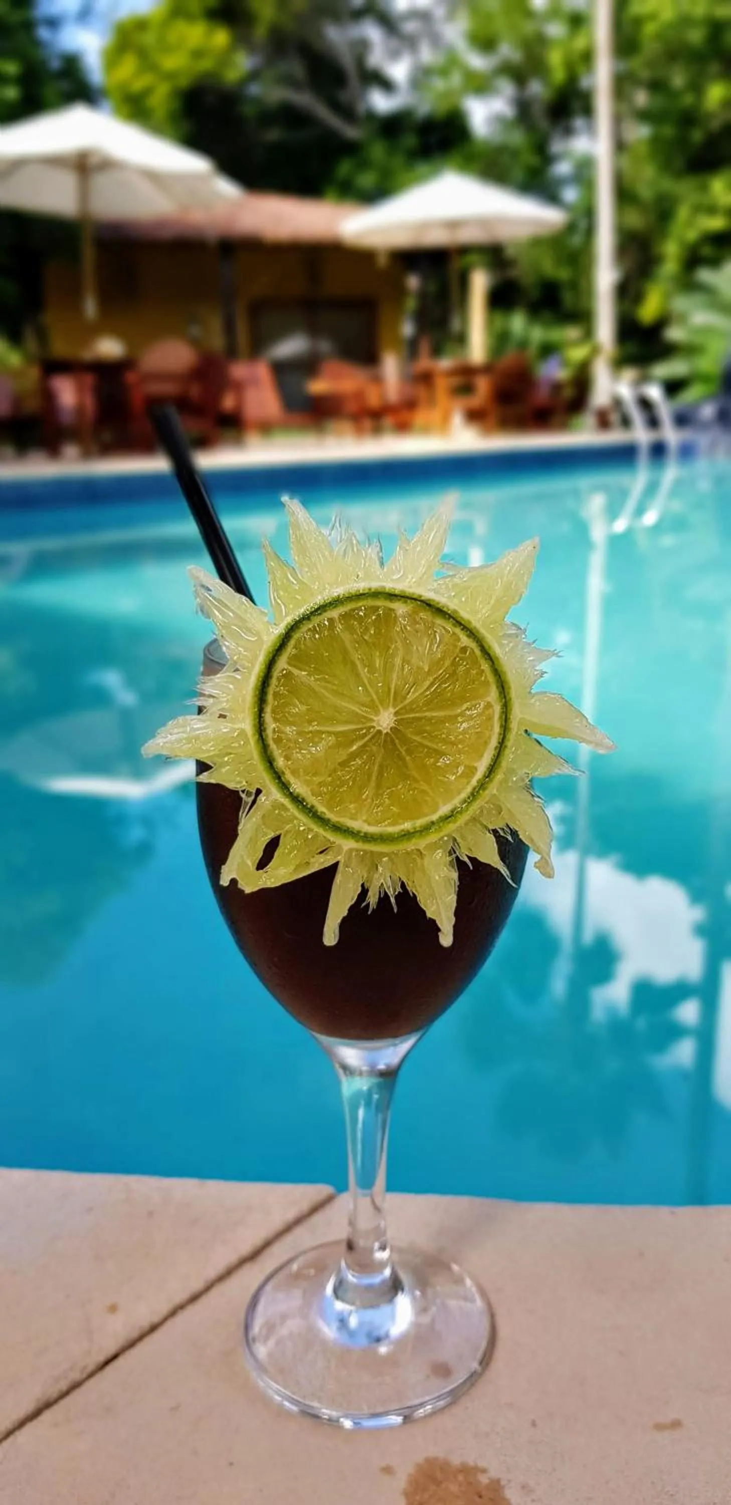 Swimming pool in Pousada Catamara