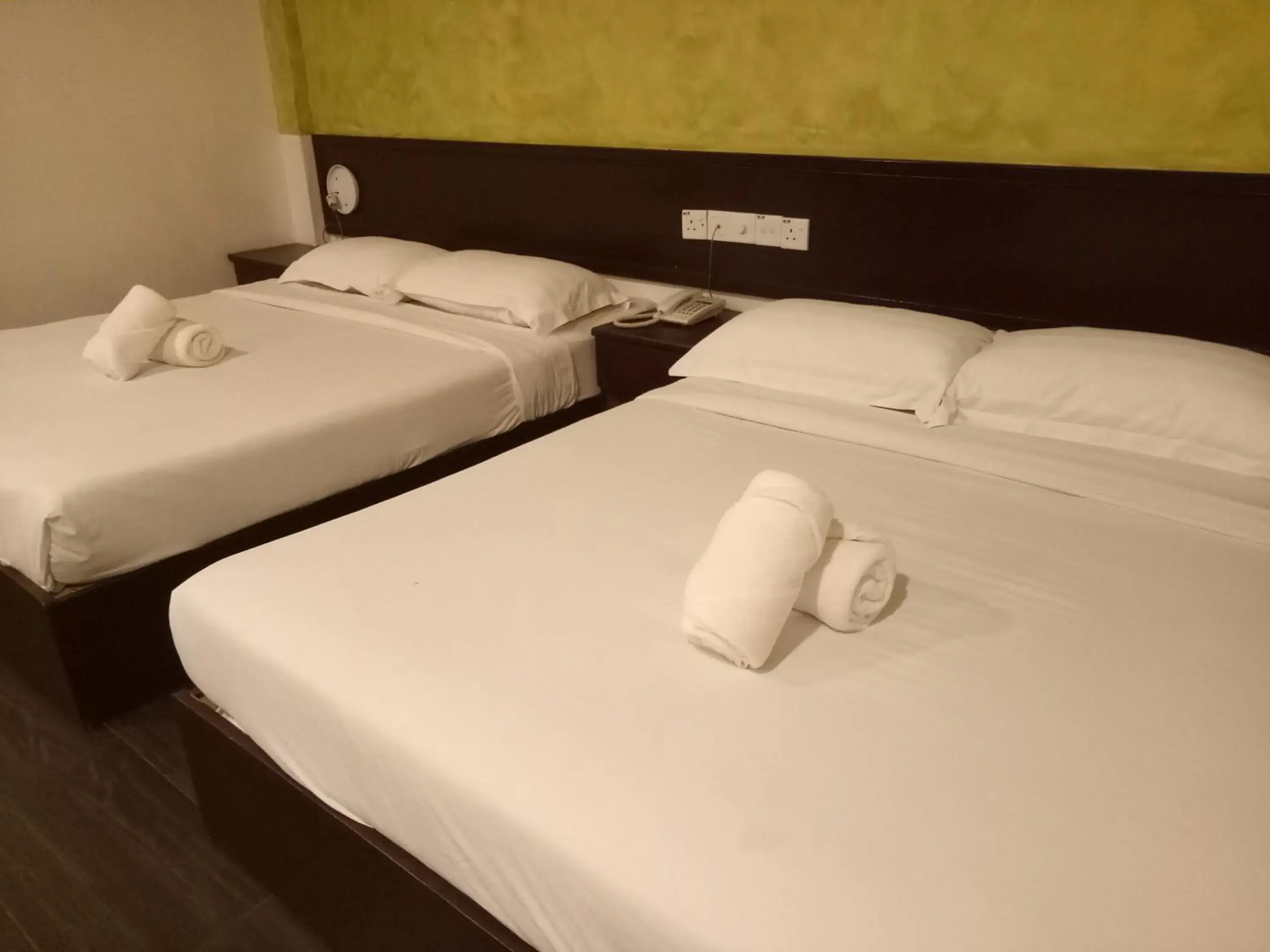 Bed in Hotel Sri Bernam Bed in Hotel Sri Bernam