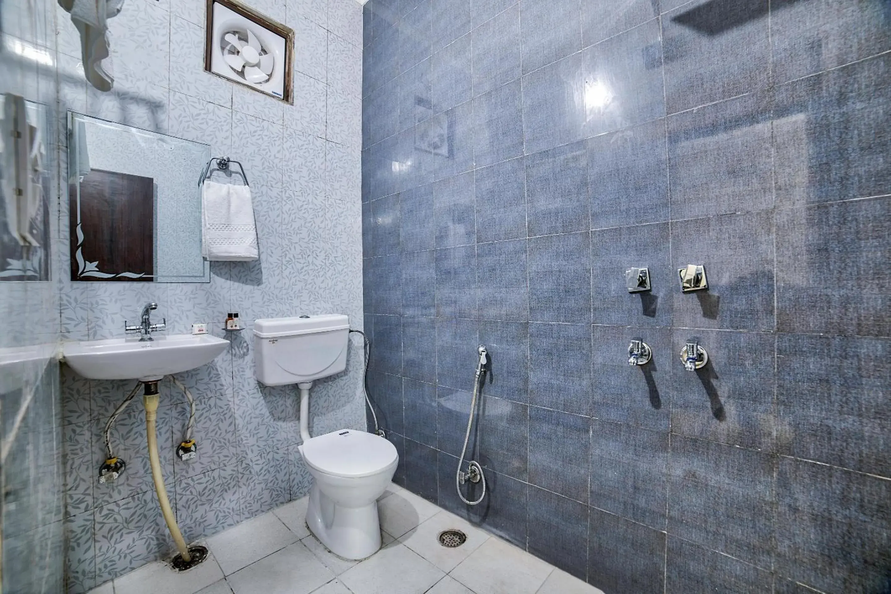 Bathroom in OYO Crown Residency