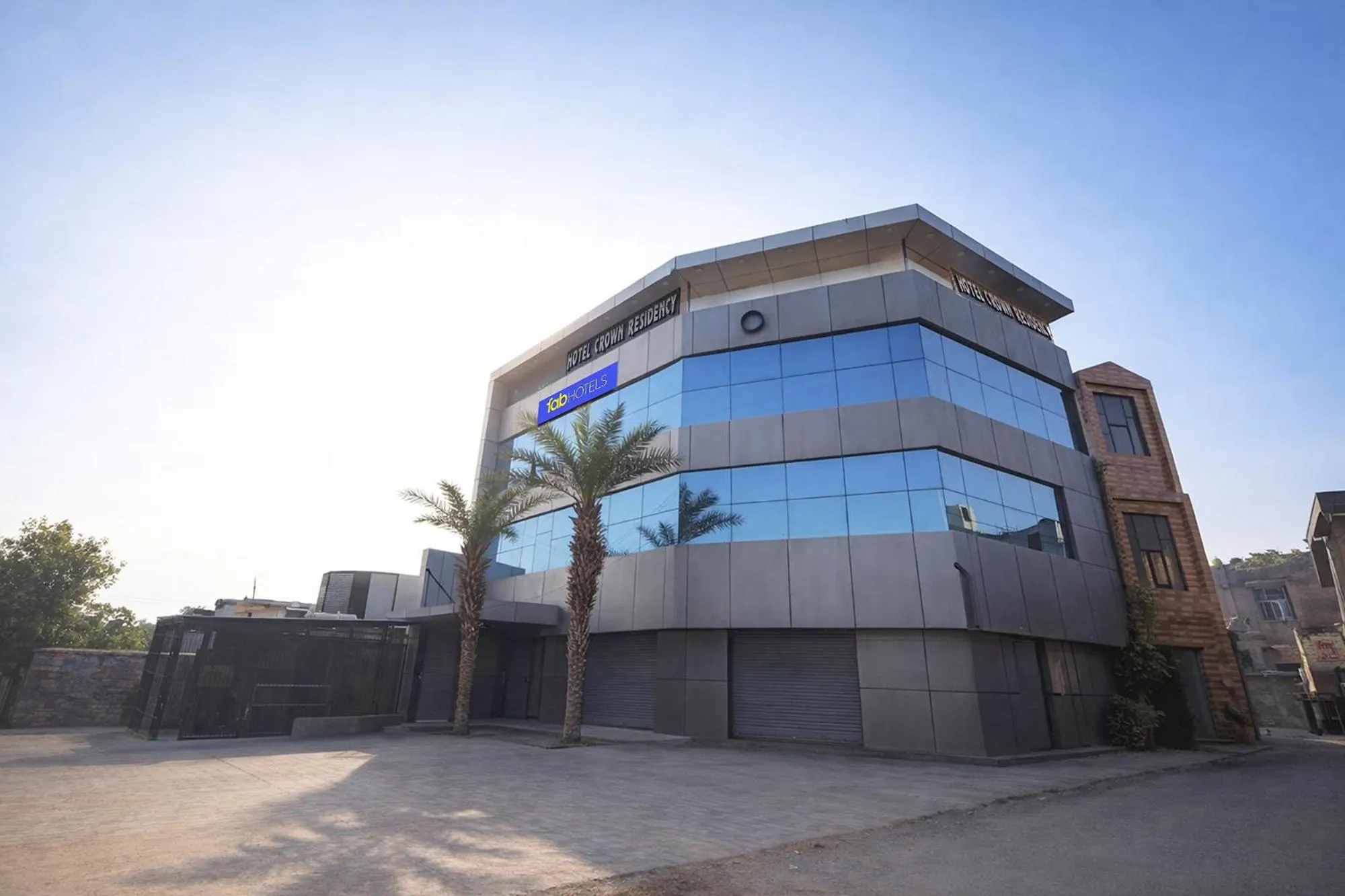 Property building in FabHotel Crown Residency