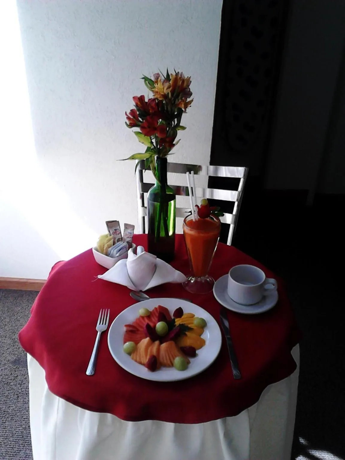 Food and drinks in Hotel Señorial Tlaxcala