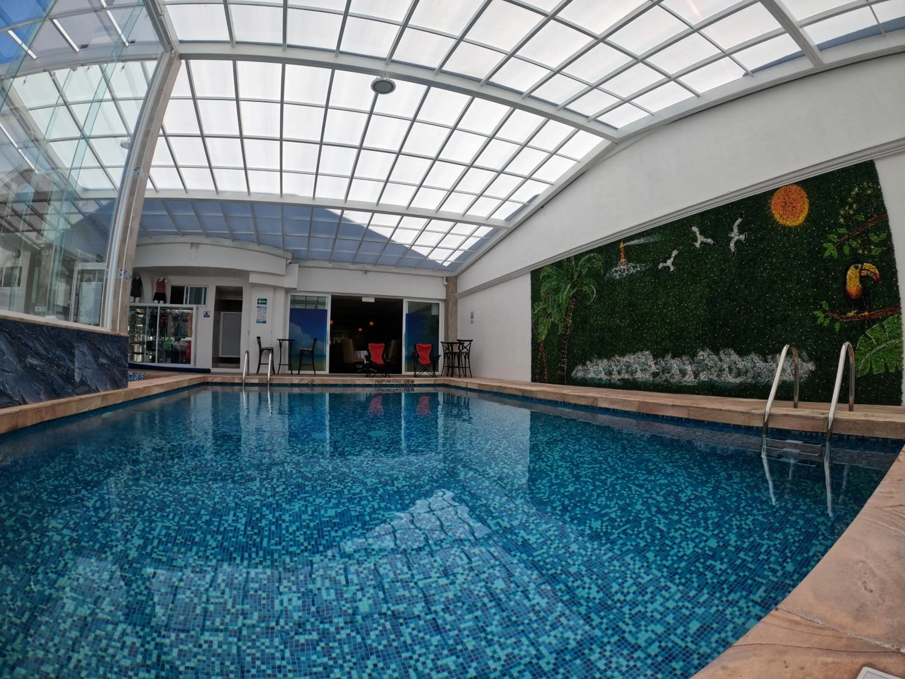 Swimming pool in Hotel Señorial Tlaxcala