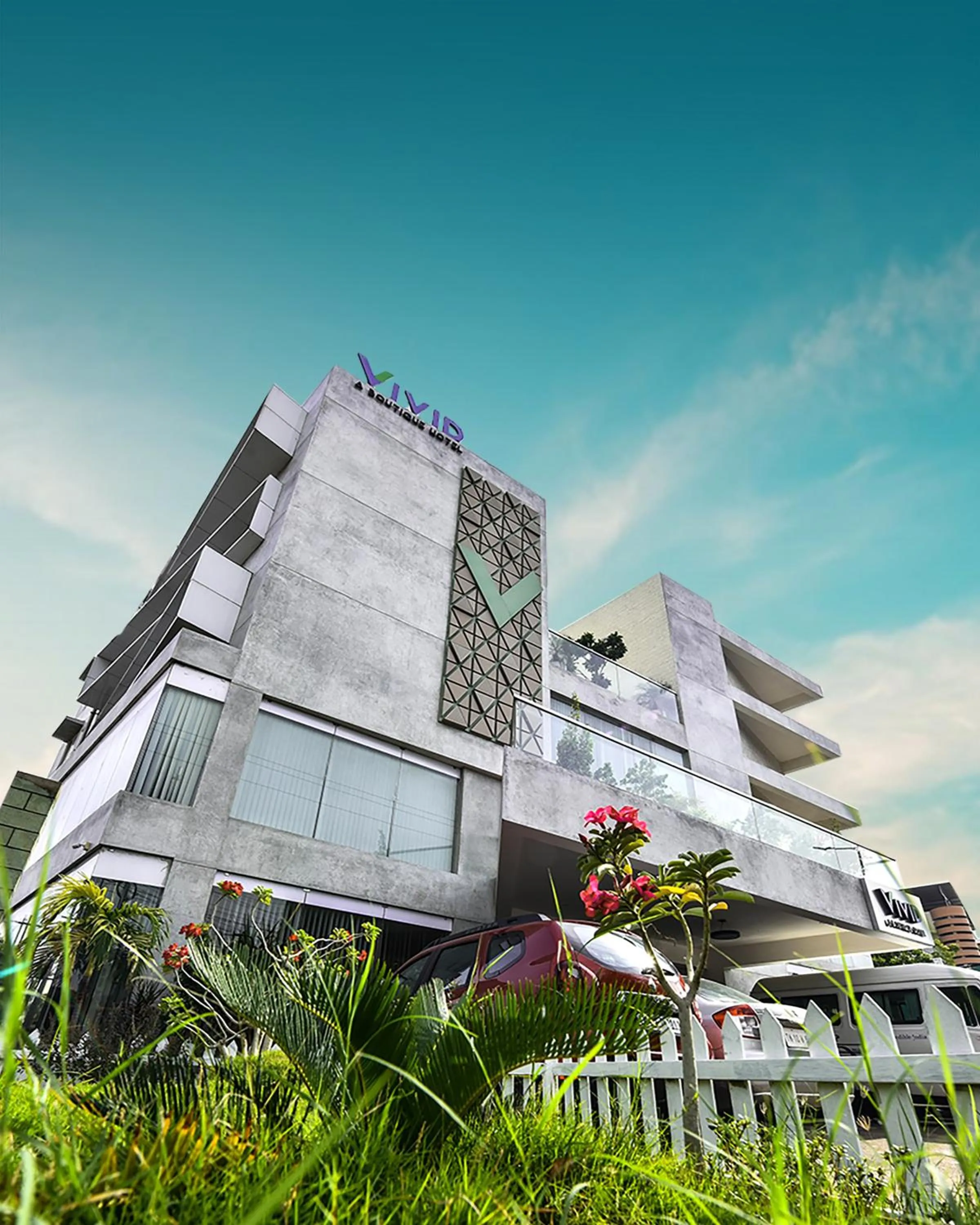 Facade/entrance in Vivid A Boutique Hotel