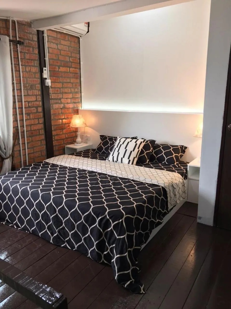 Bed in Kenyalang Urban Homestay