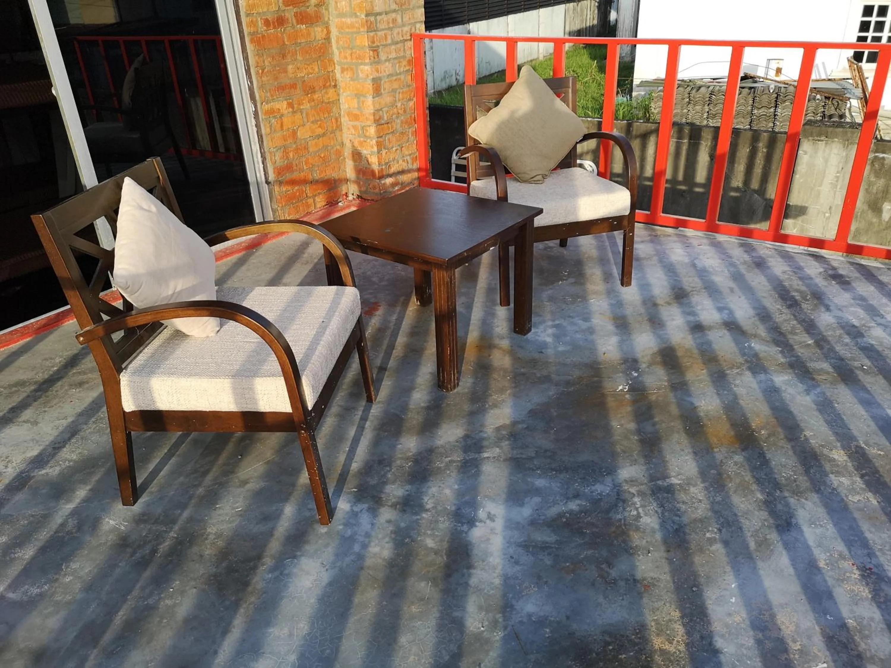 Seating area in Kenyalang Urban Homestay