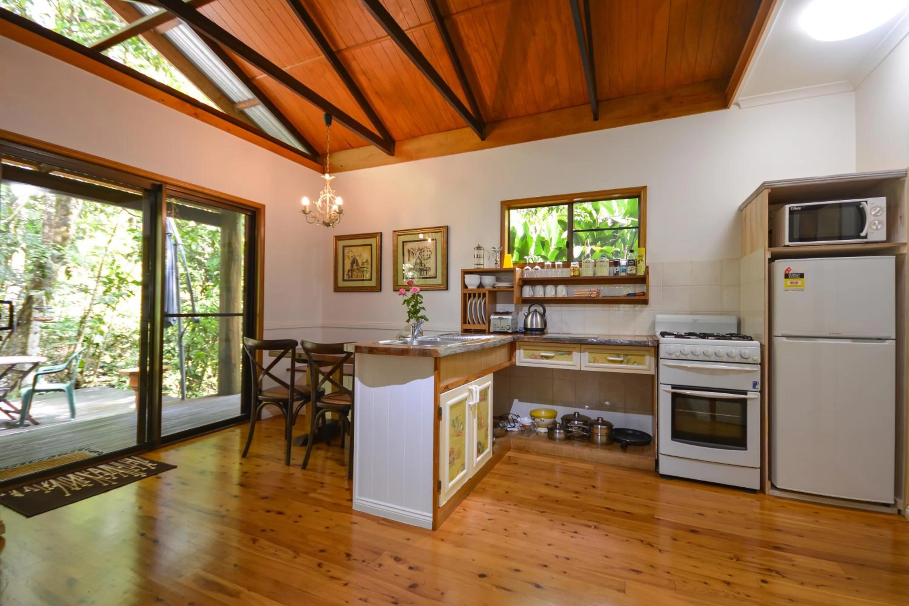 Photo of the whole room in Crater Lakes Rainforest Cottages