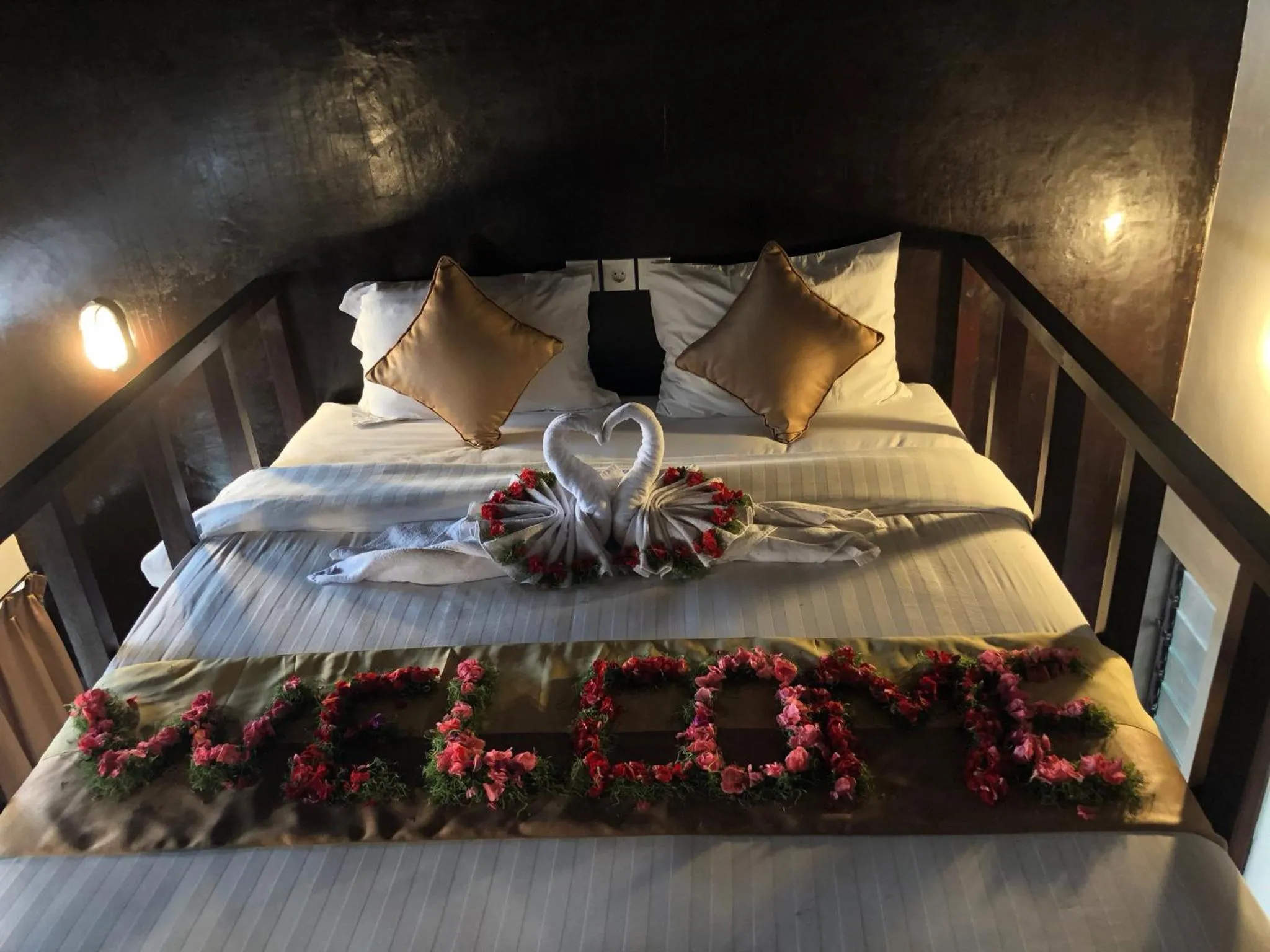 Bed in Bali Elephants Boutique Villa