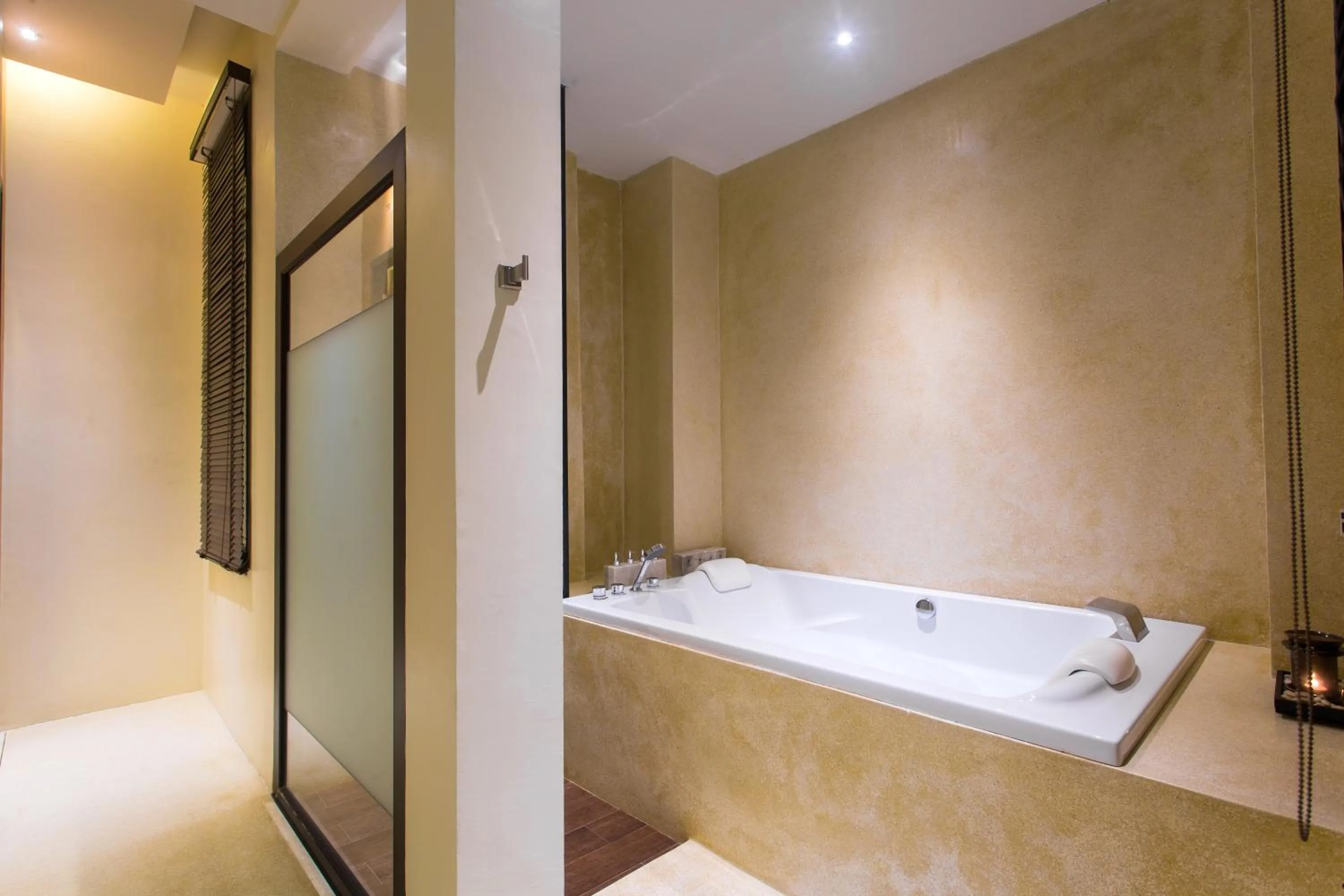 Bathroom, Bed in The Anda Mani Khaolak Beachfront Villas - Adult only