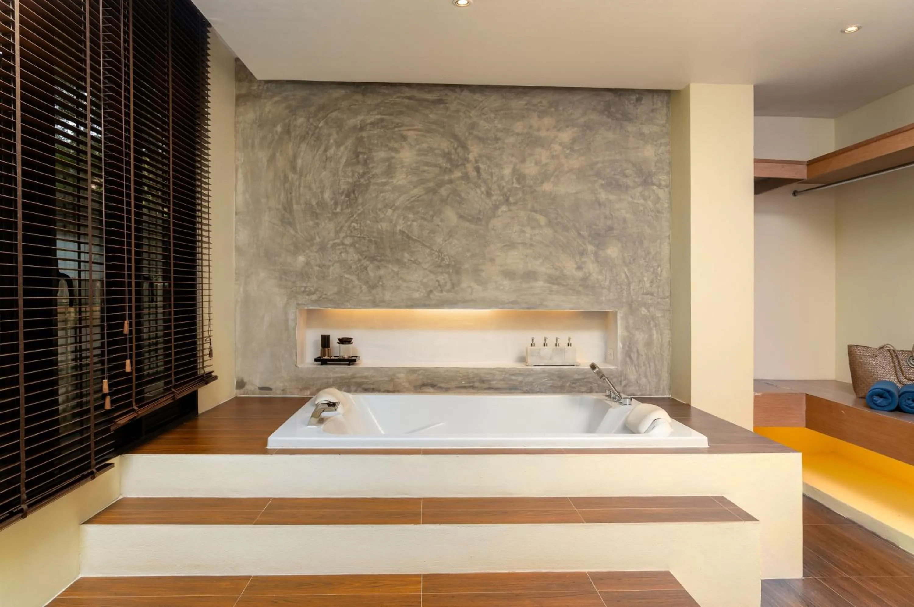Bathroom, Bed in The Anda Mani Khaolak Beachfront Villas - Adult only