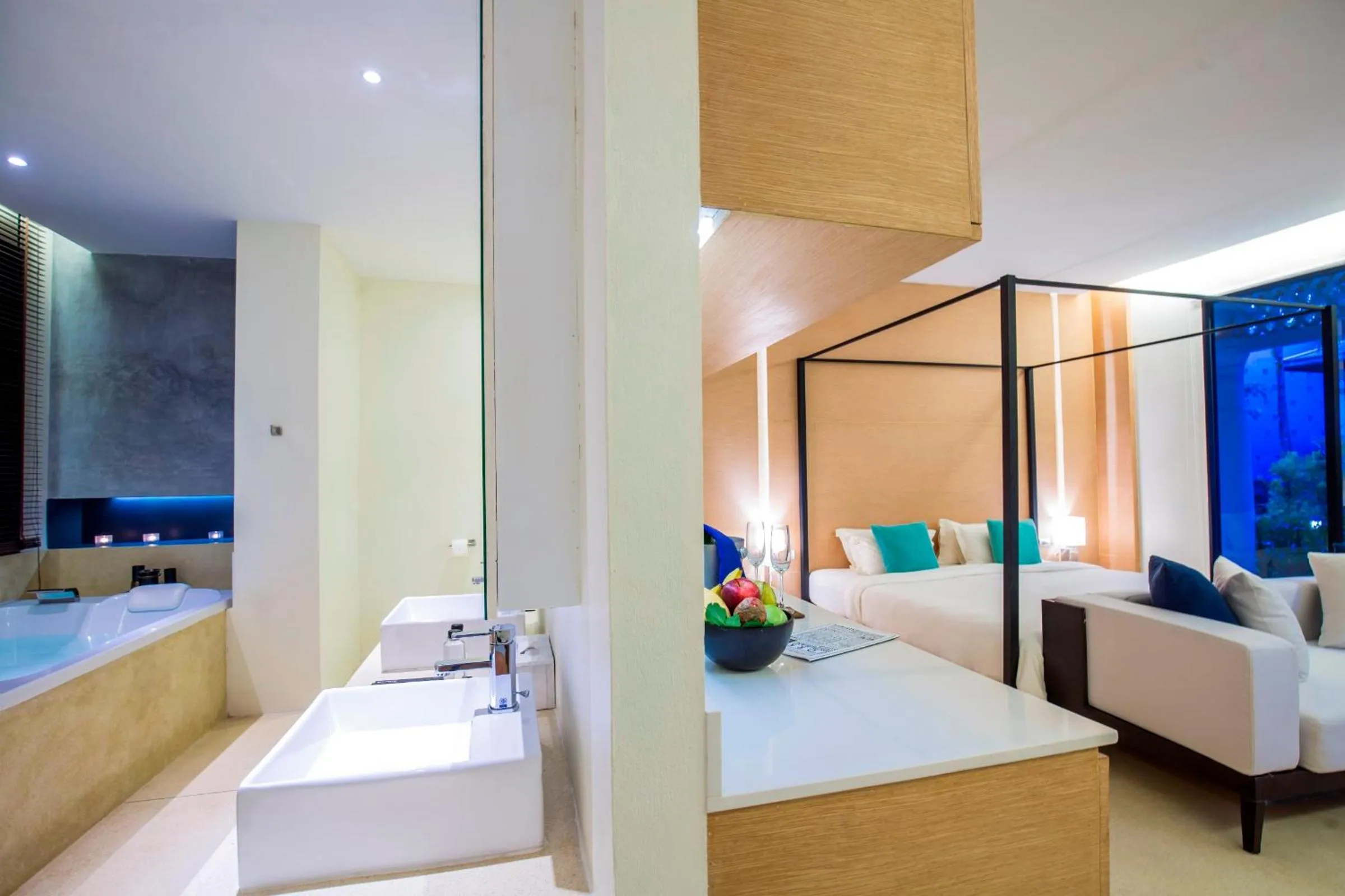 Photo of the whole room, Bed in The Anda Mani Khaolak Beachfront Villas