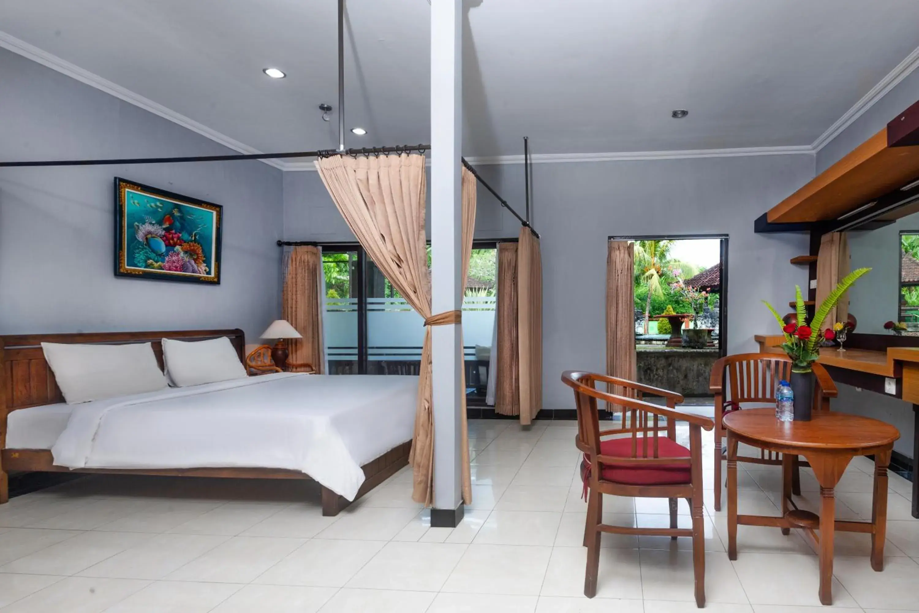 Bedroom, Bed in Dewi Sinta Hotel and Restaurant Bedroom, Bed in Dewi Sinta Hotel and Restaurant