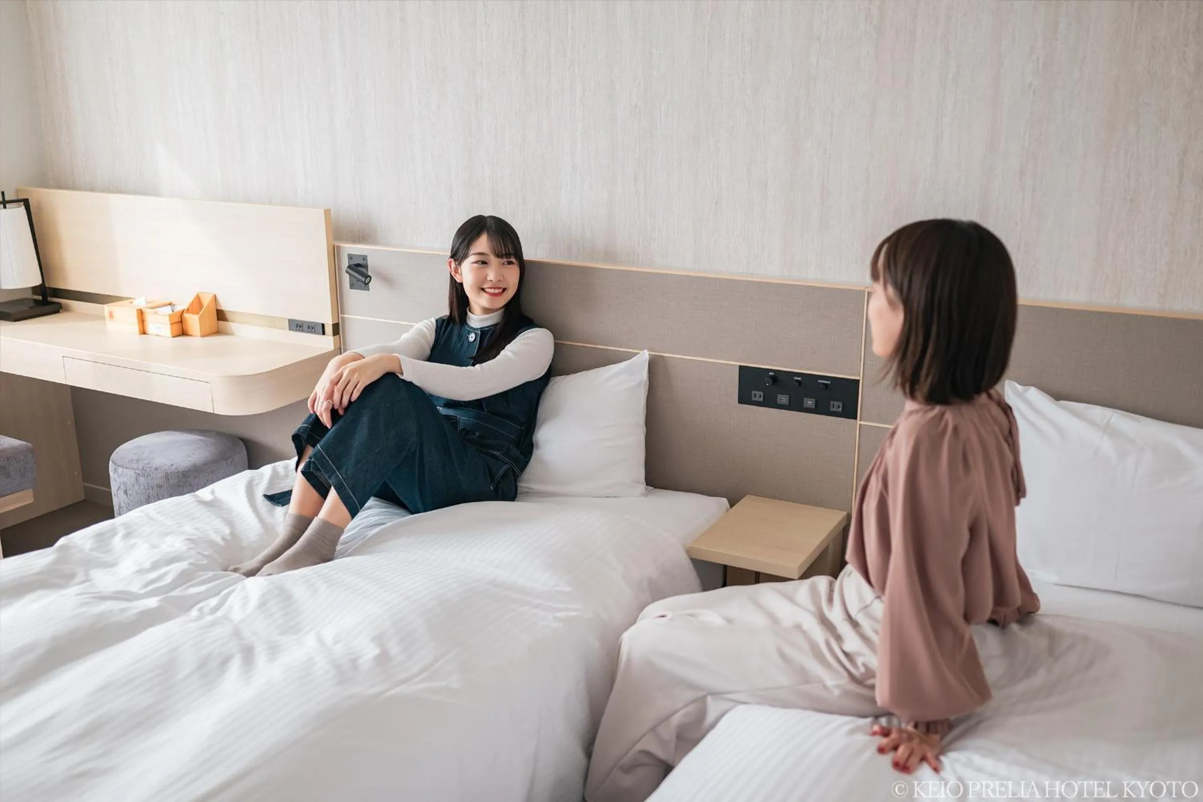 Photo of the whole room, Bed in Keio Prelia Hotel Kyoto Karasuma-Gojo