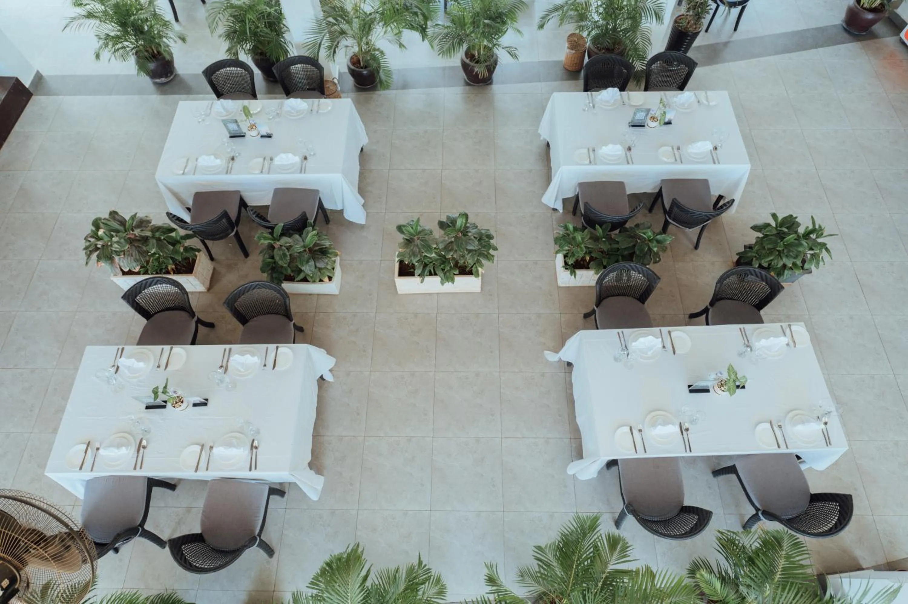 Dining area in Cambodian Country Club