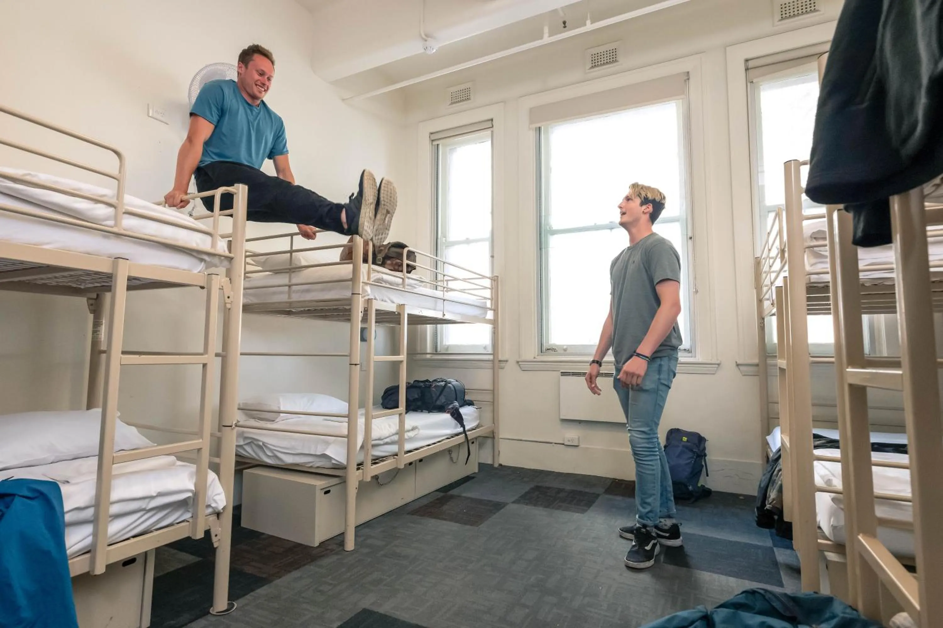 People, Bed in YHA Melbourne Central