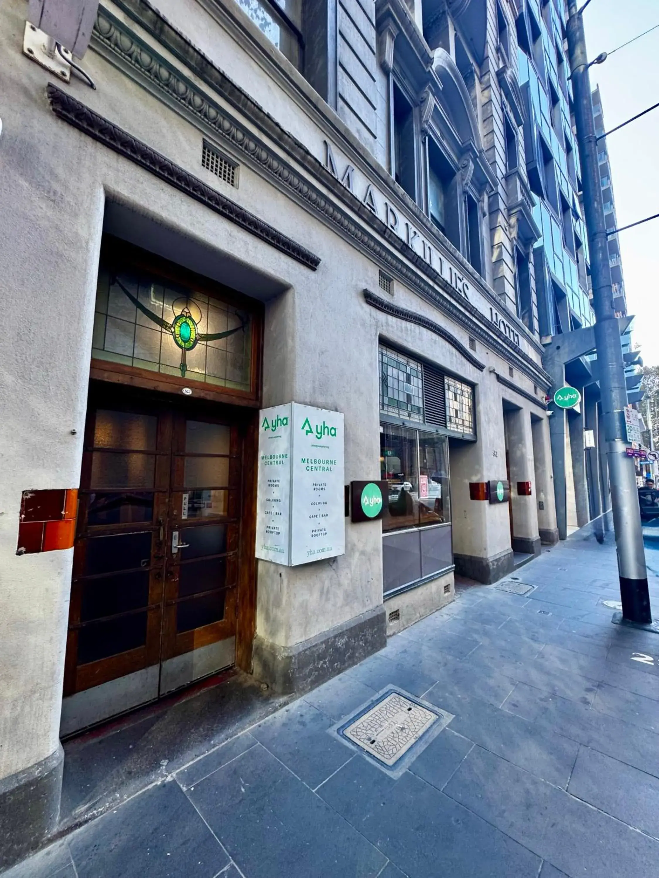 Property building in YHA Melbourne Central Property building in YHA Melbourne Central