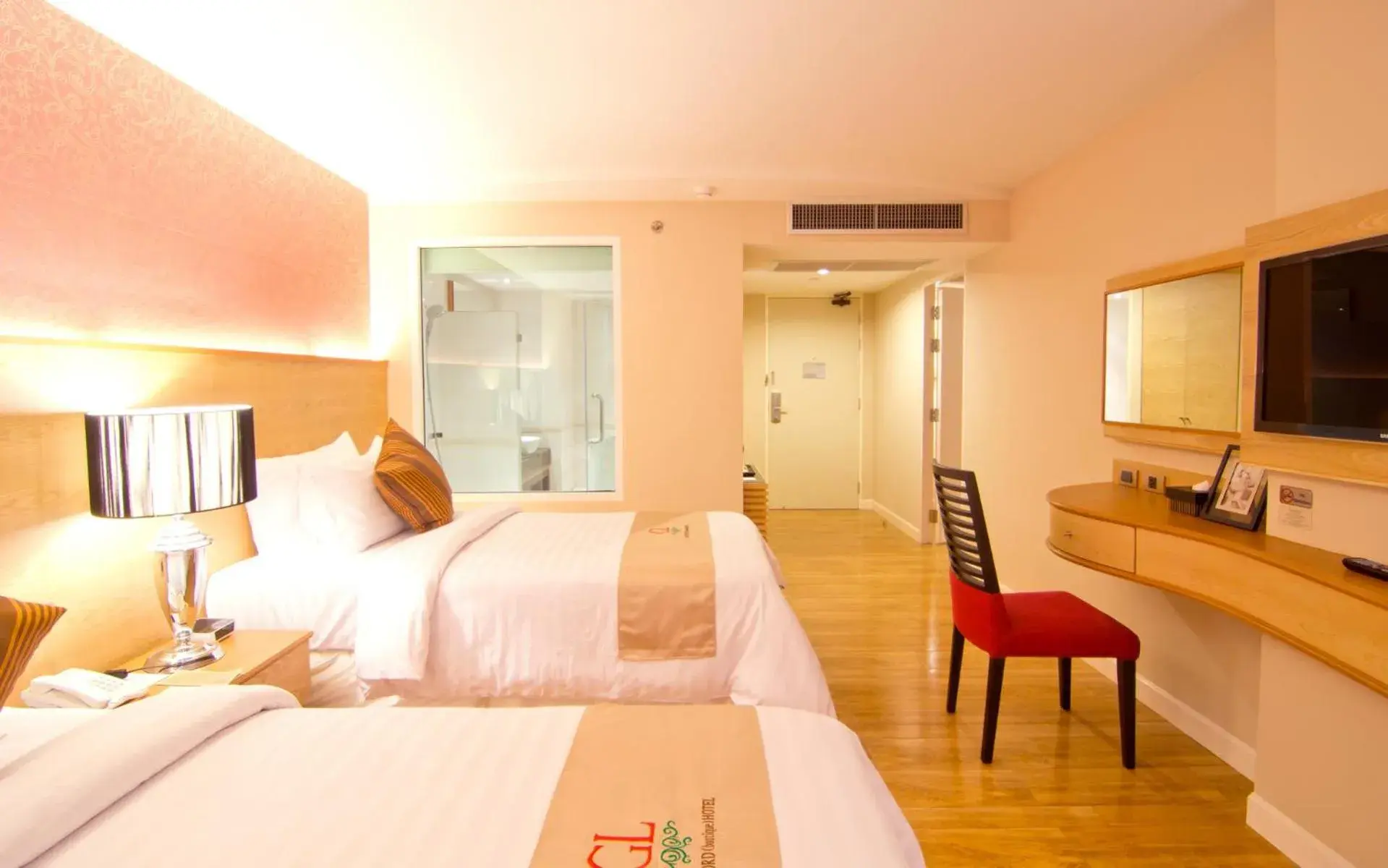 Bedroom in Grand Lord Boutique Hotel- SHA Extra Plus Certified