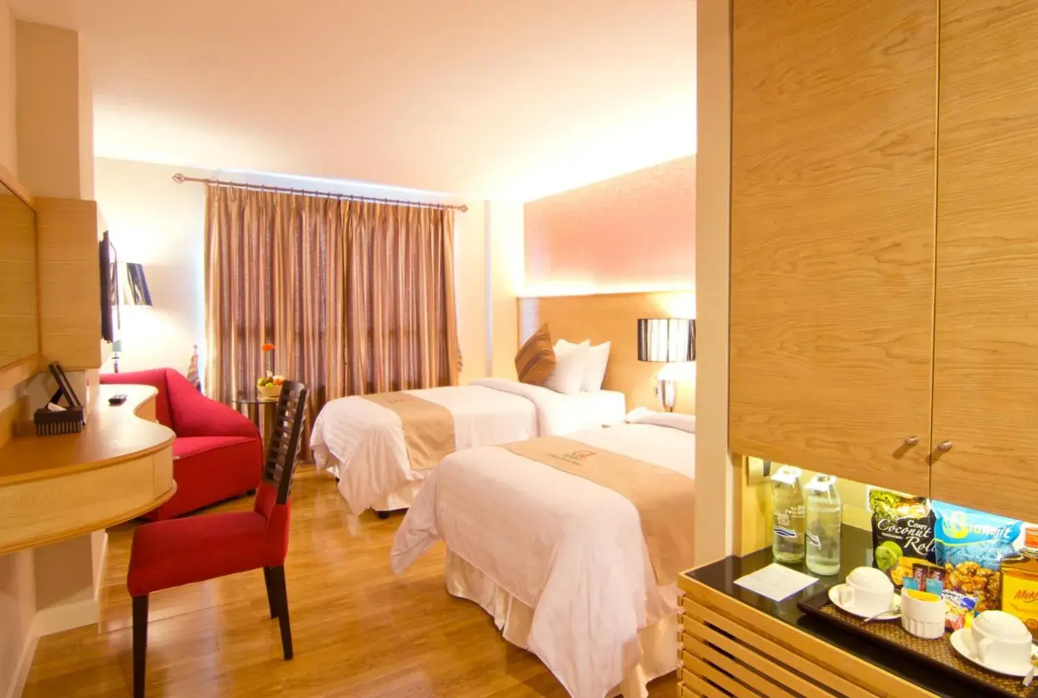 Bedroom, Bed in Grand Lord Boutique Hotel- SHA Extra Plus Certified