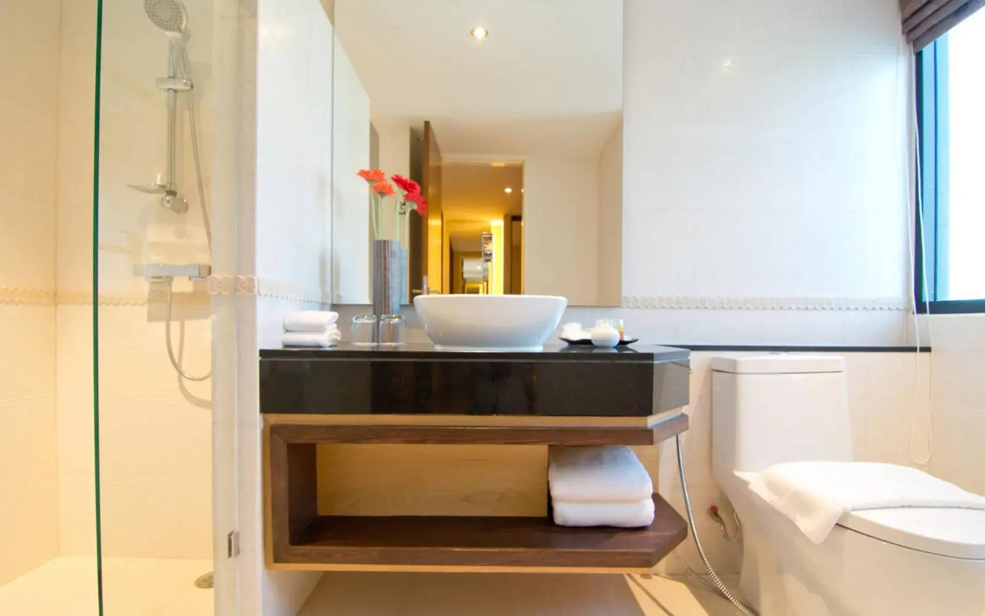 Bathroom in Grand Lord Boutique Hotel- SHA Extra Plus Certified