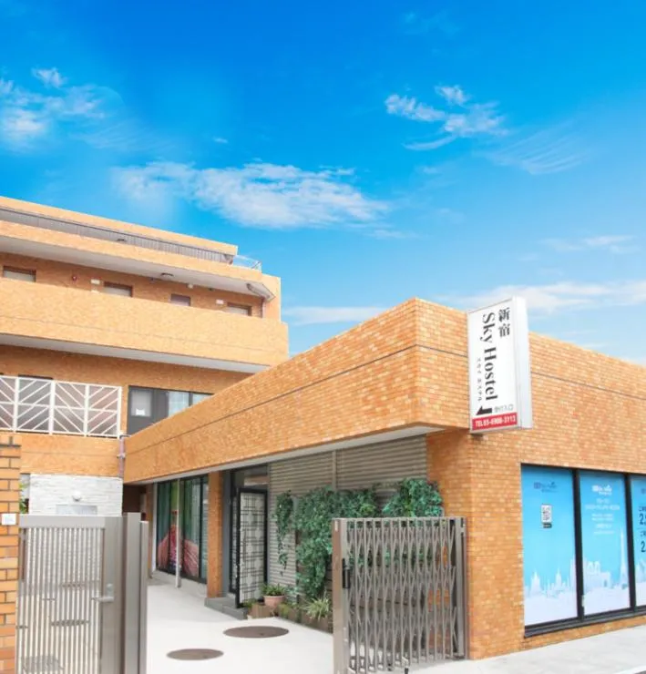 Property building in Shinjuku Sky hostel