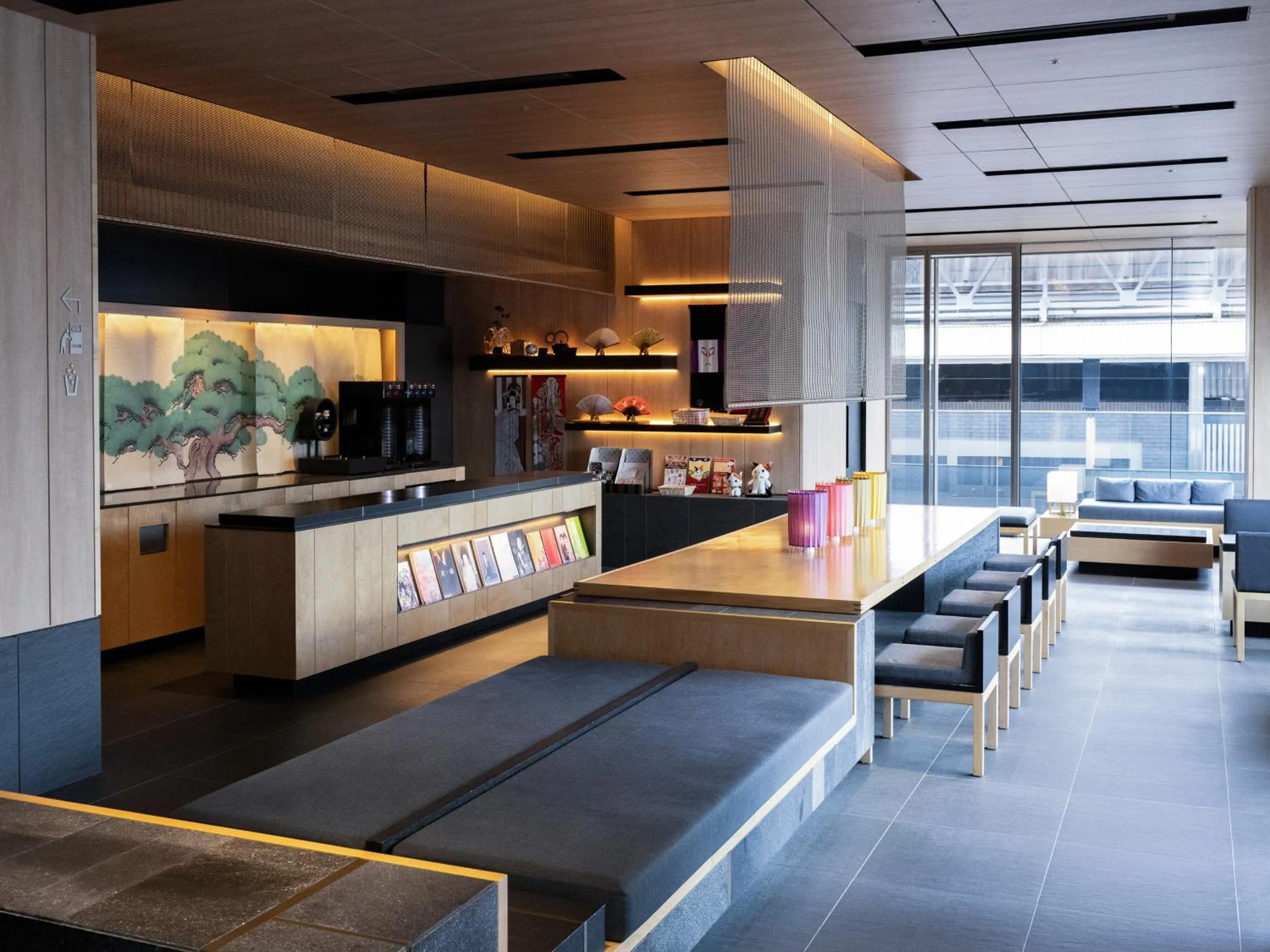 Communal lounge/ TV room in Tokyu Stay Kyoto Sakaiza Shijo Kawaramachi