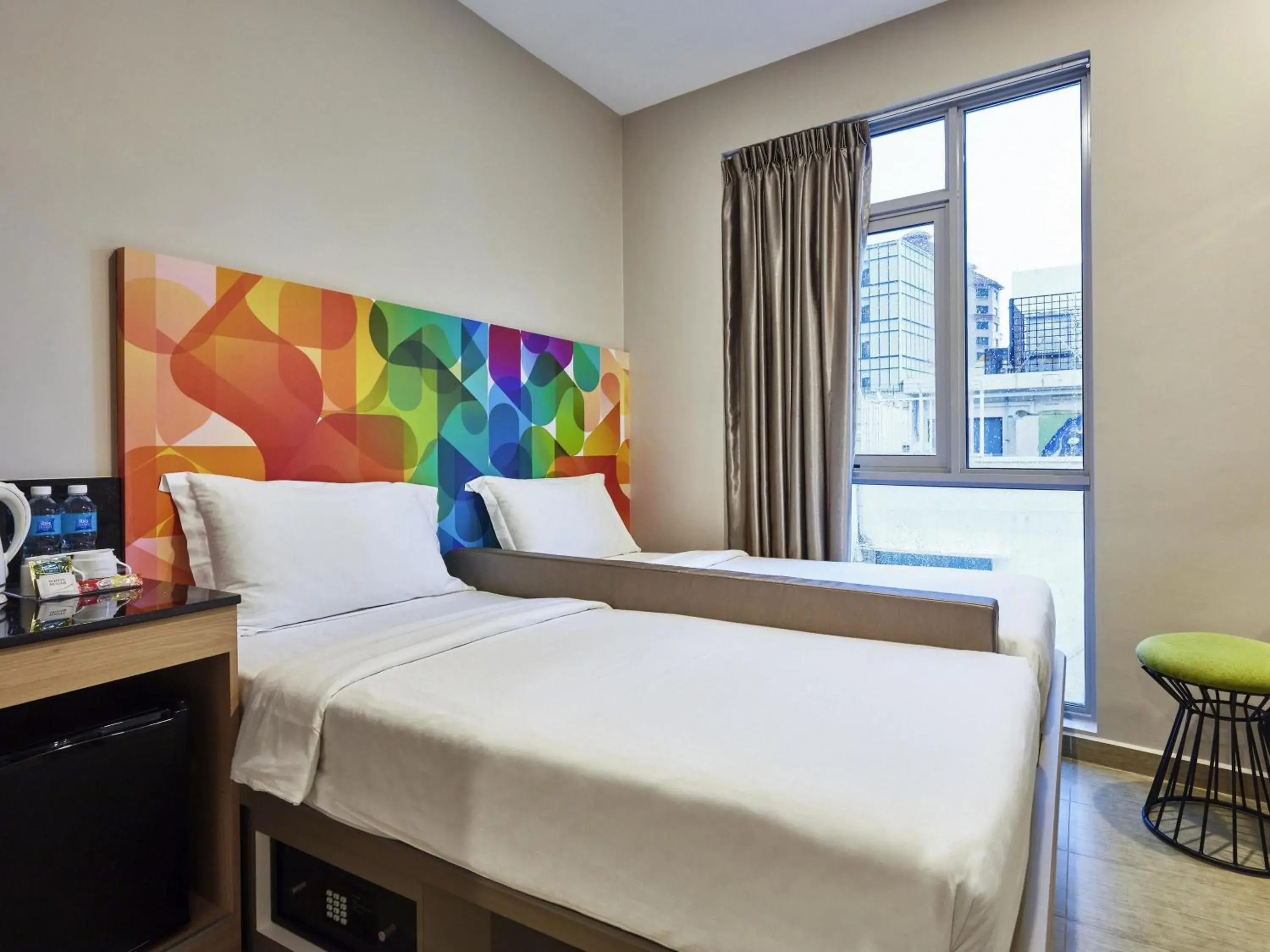 Bedroom, Bed in ibis budget Singapore Clarke Quay Bedroom, Bed in ibis budget Singapore Clarke Quay