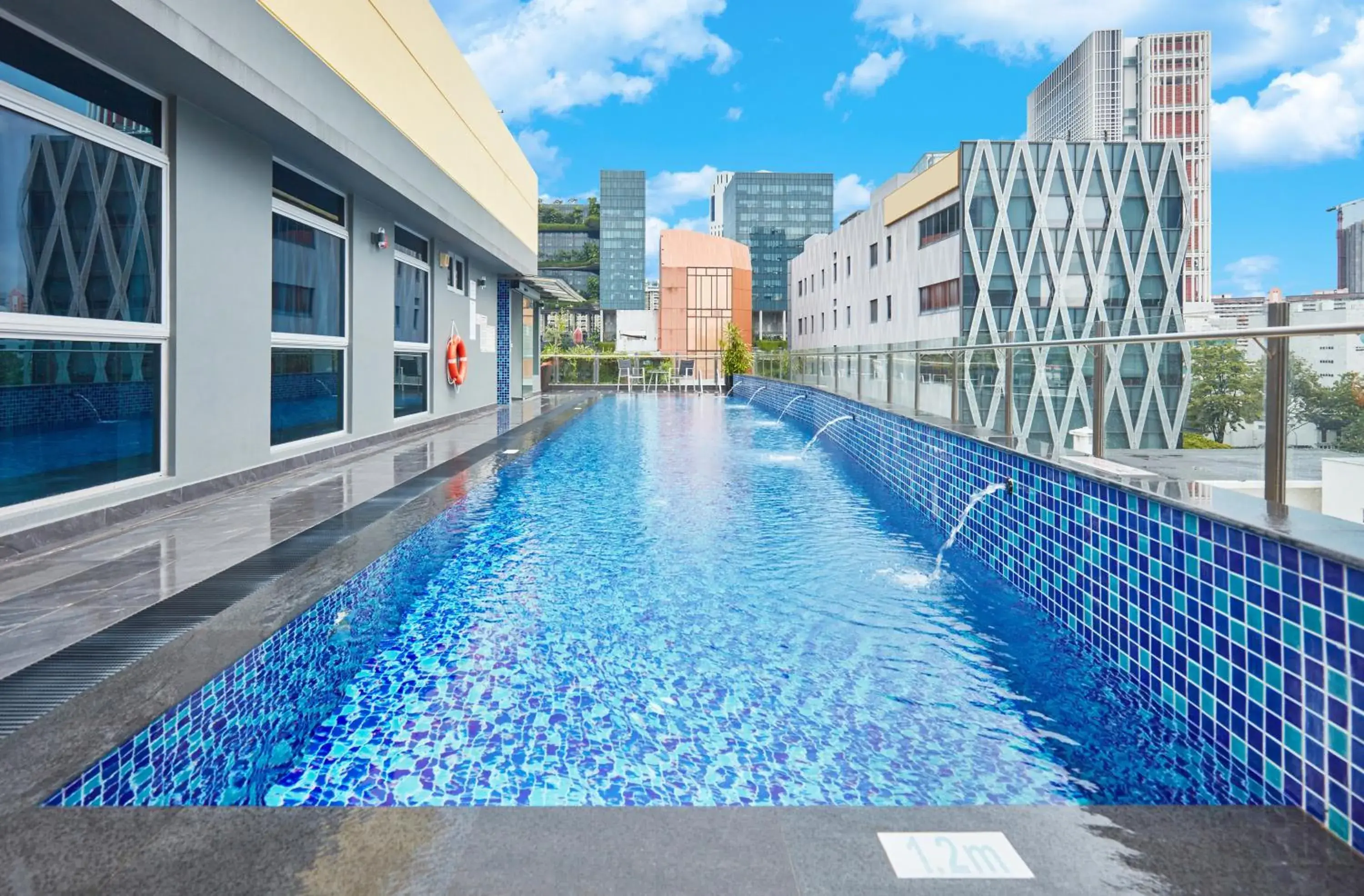 Swimming pool in ibis budget Singapore Clarke Quay Swimming pool in ibis budget Singapore Clarke Quay