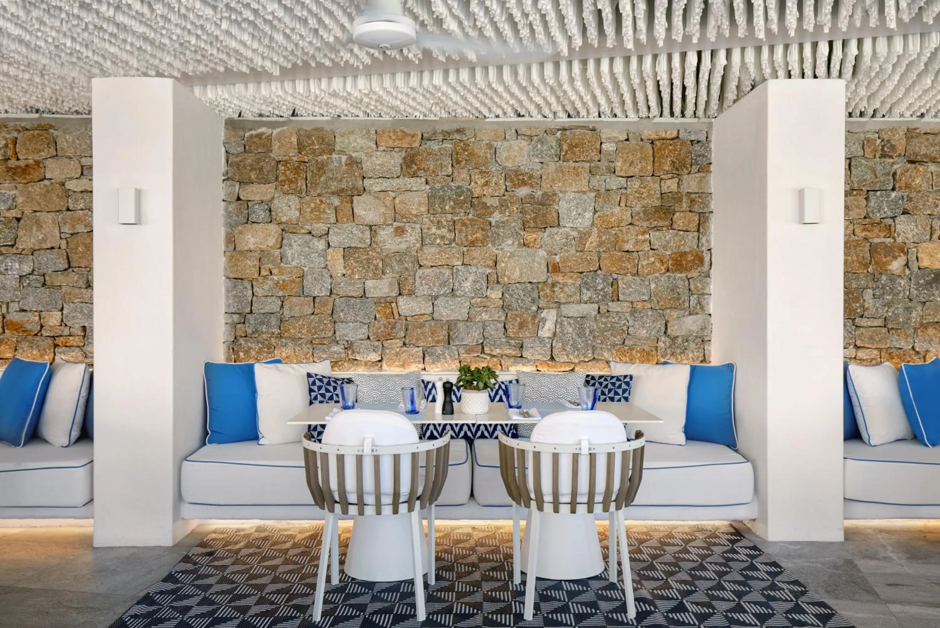 Restaurant/places to eat in Mykonos Riviera Hotel & Spa, a member of Small Luxury Hotels of the World