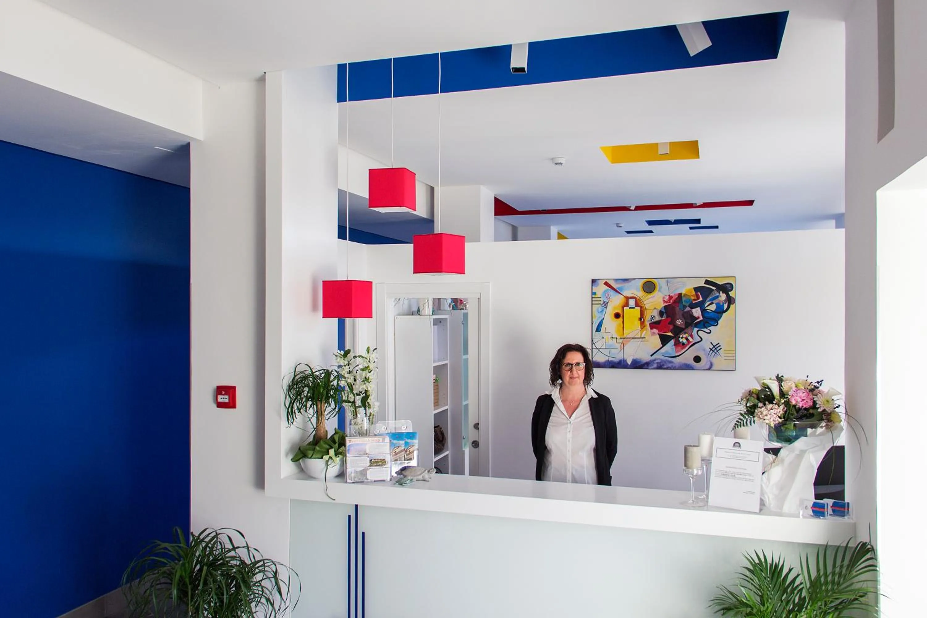 Lobby or reception in Hotel Villa Chiara