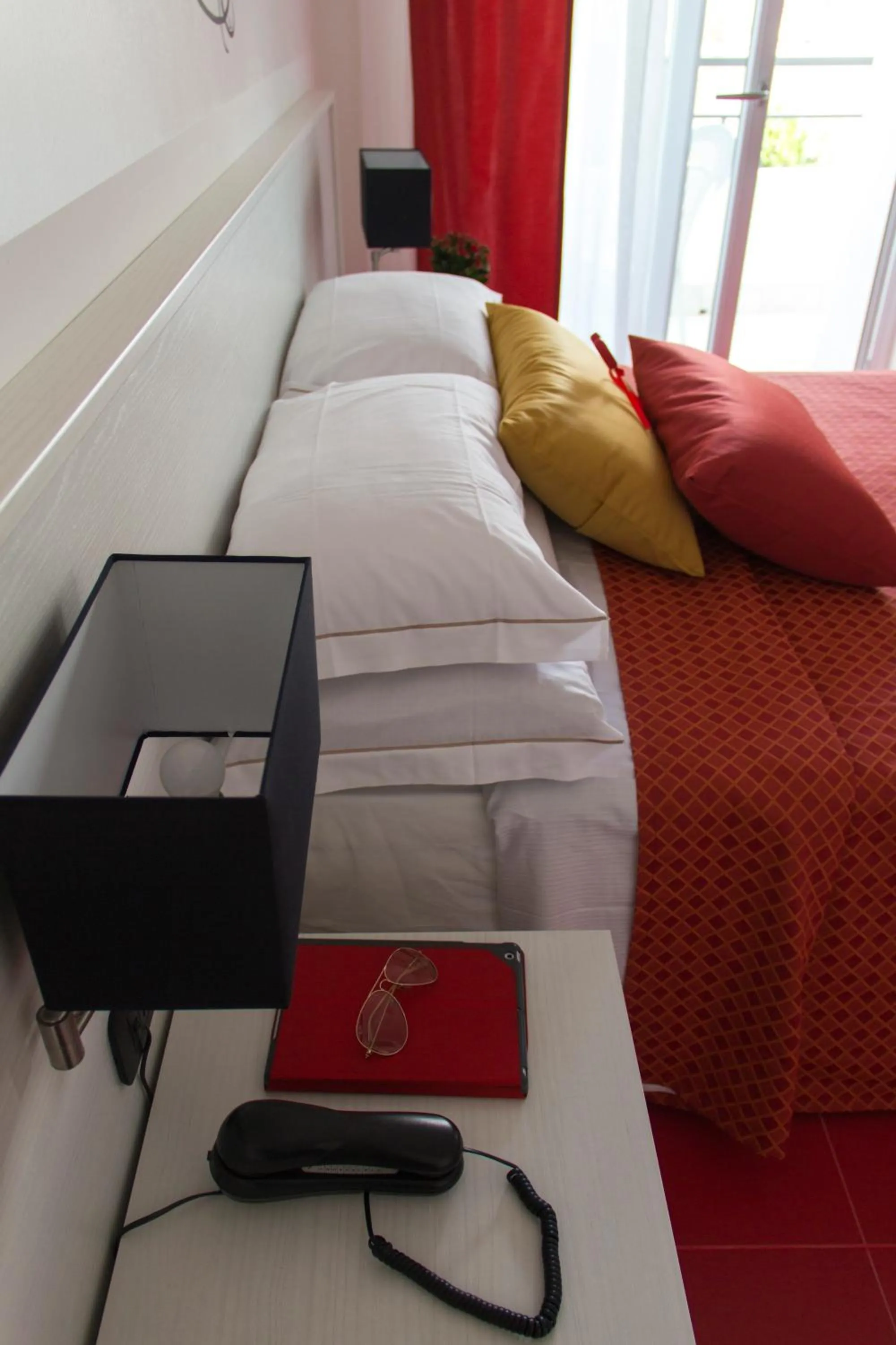 Bed in Hotel Villa Chiara