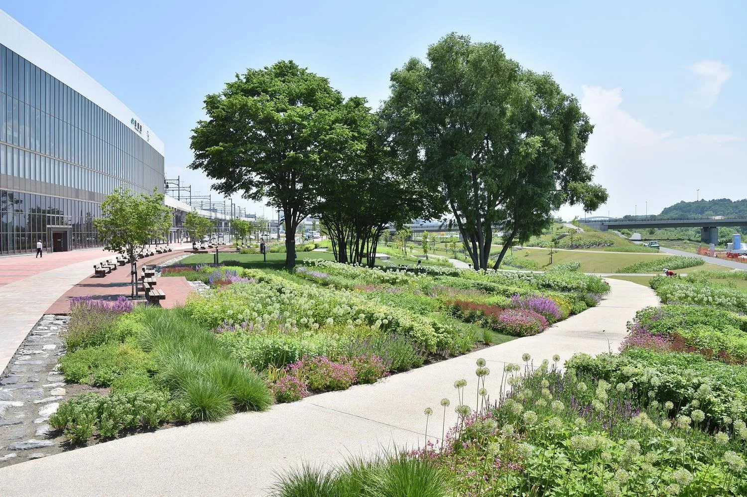 Garden view in Hotel Tetora Asahikawa Station