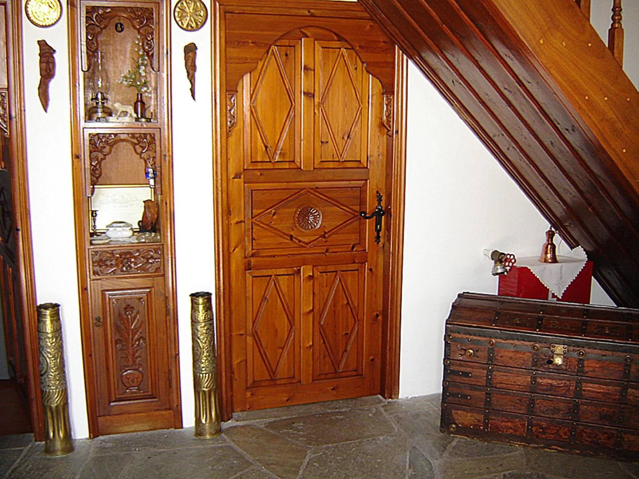 Lobby or reception in Archontiko Repana - Makrinitsa Stone Retreat