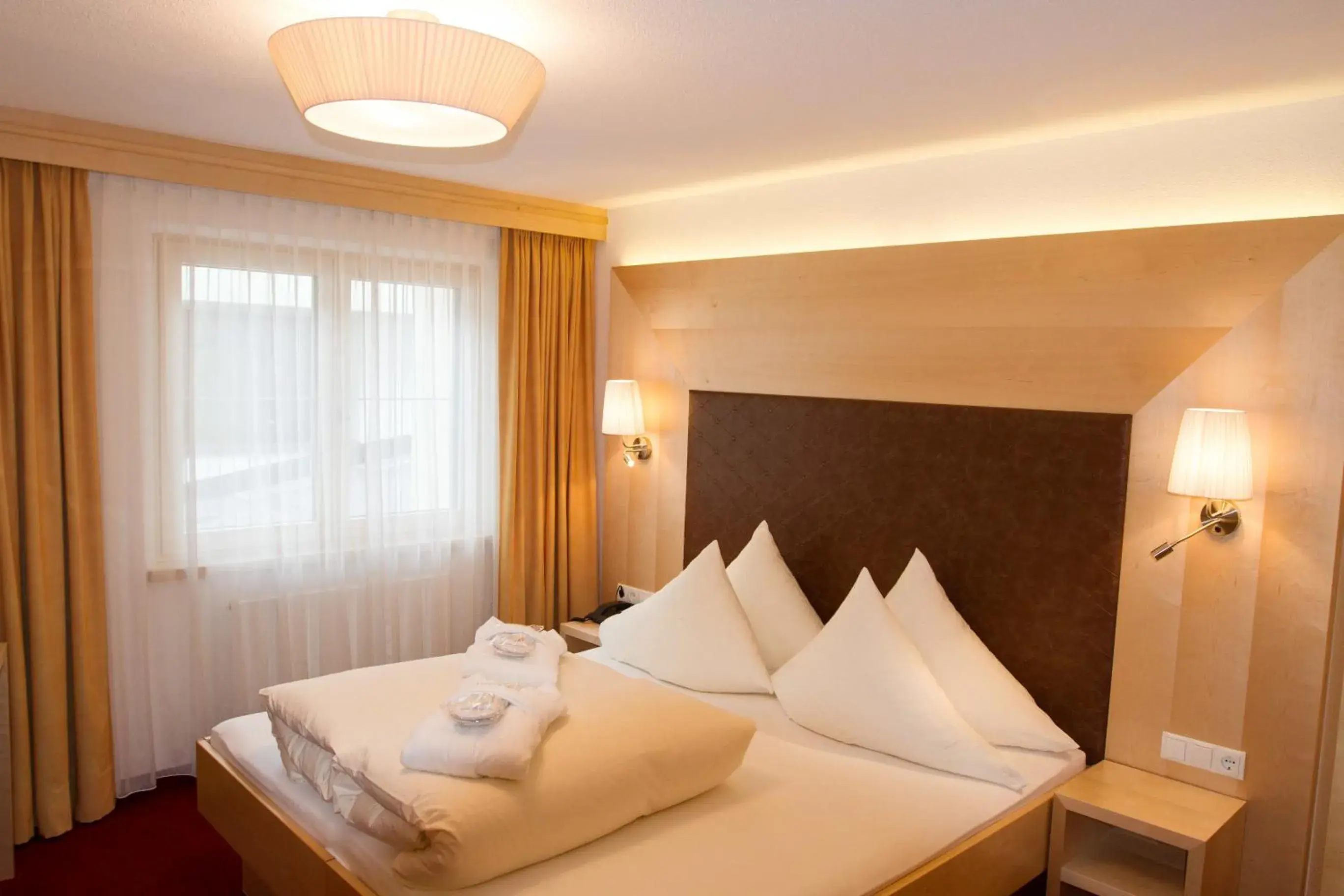 Decorative detail, Bed in Hotel Albona