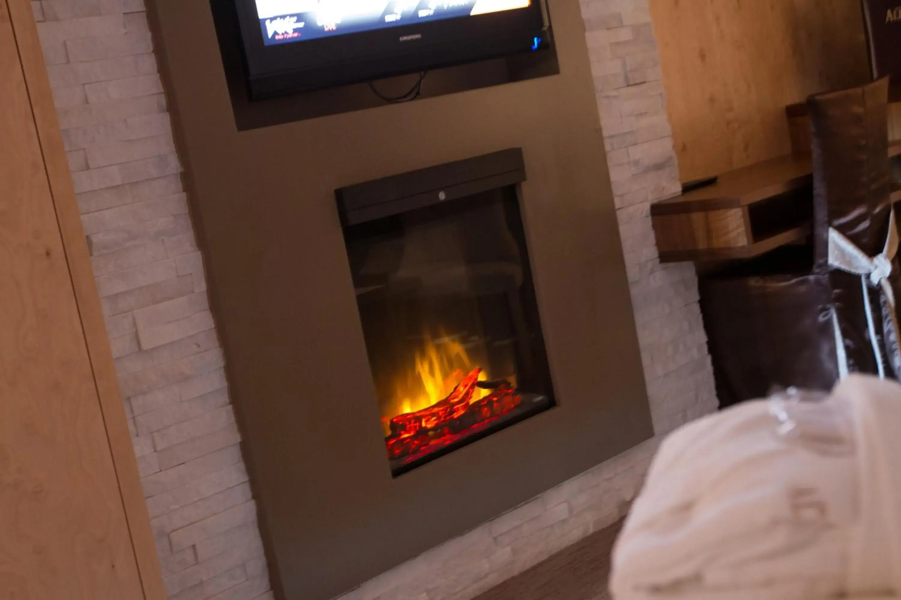 Decorative detail, TV/Entertainment Center in Hotel Albona